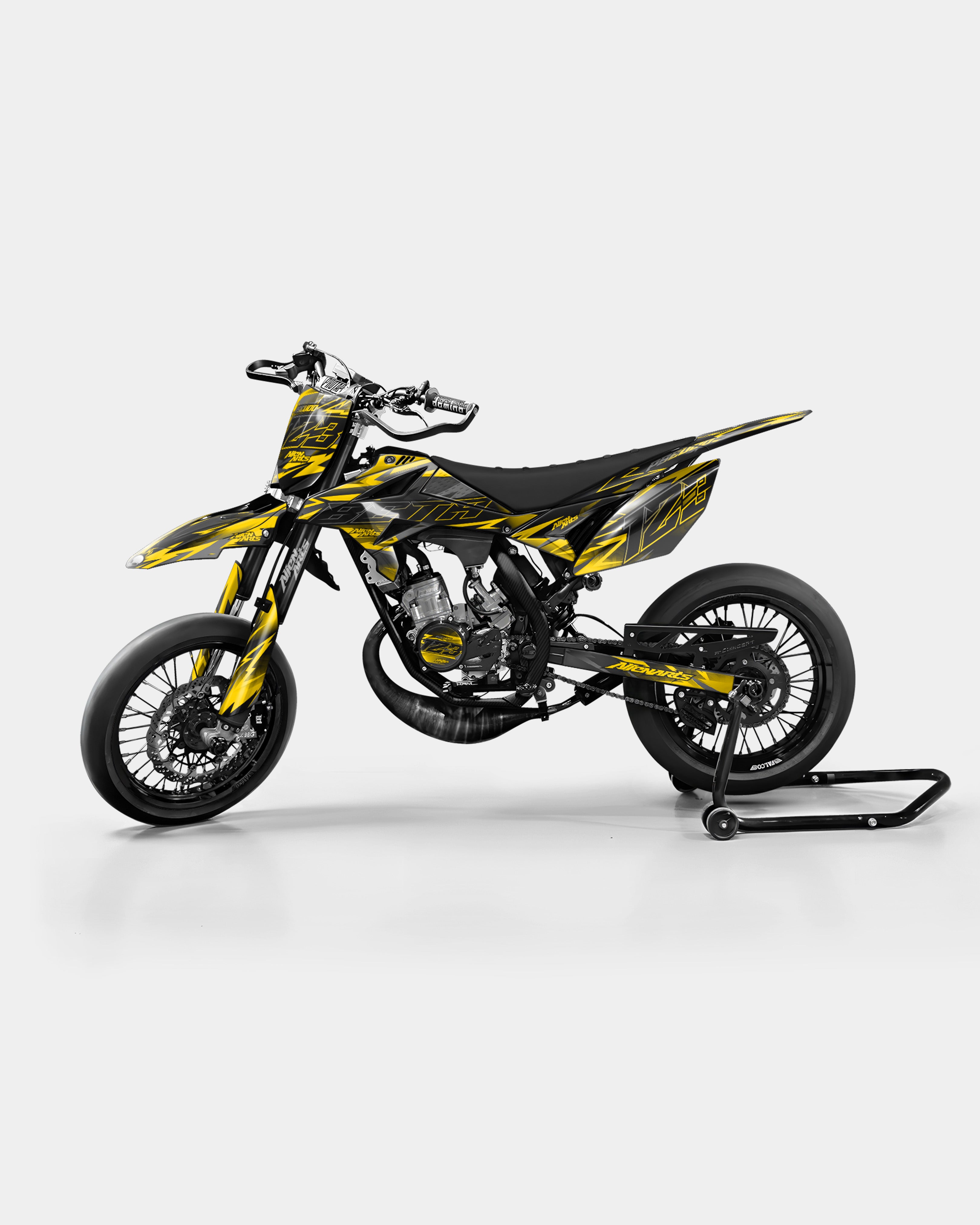 ZÉPHYR - Kit deco BETA 50cc - Jaune Foncé