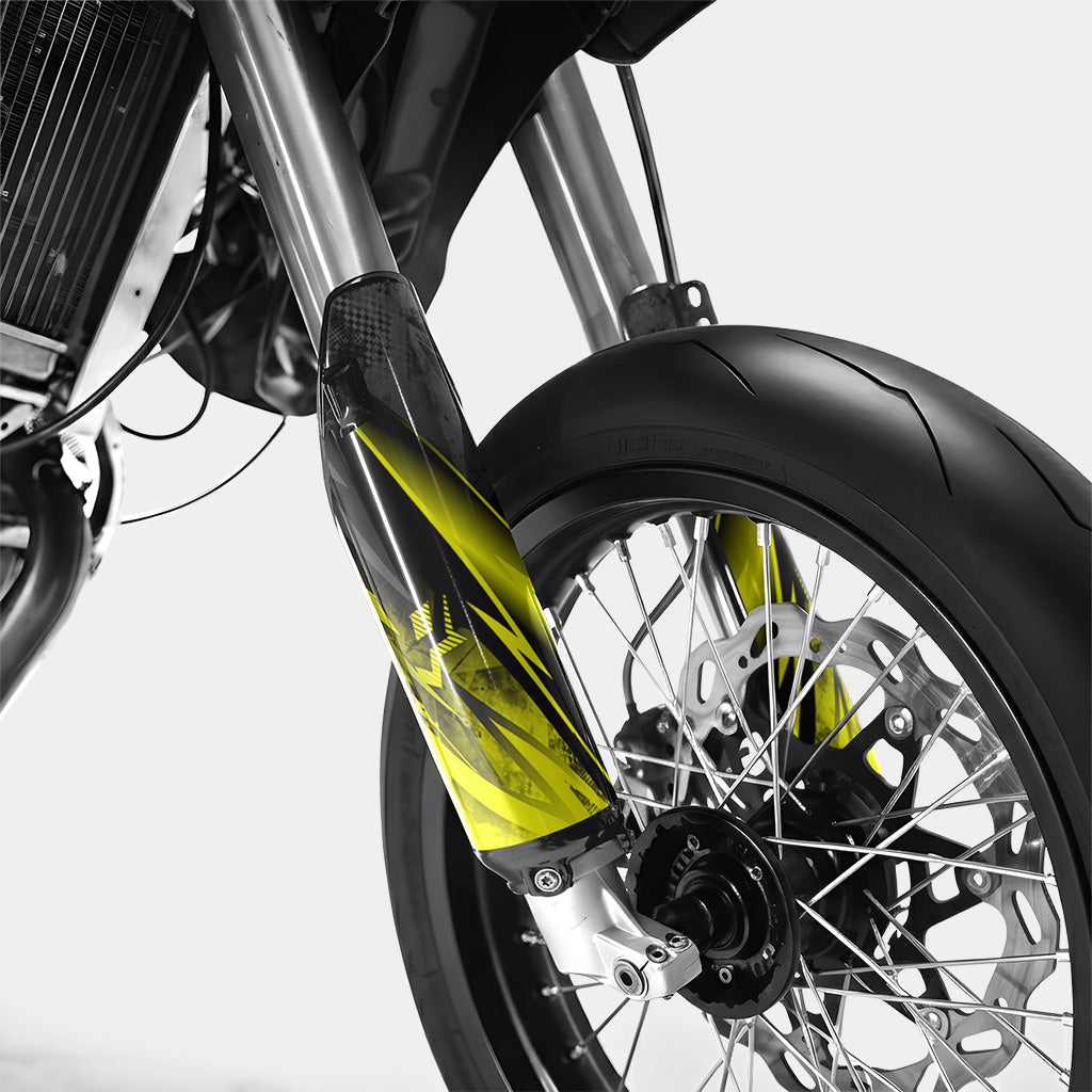 LISSE - Kit deco DERBI 50cc - Jaune