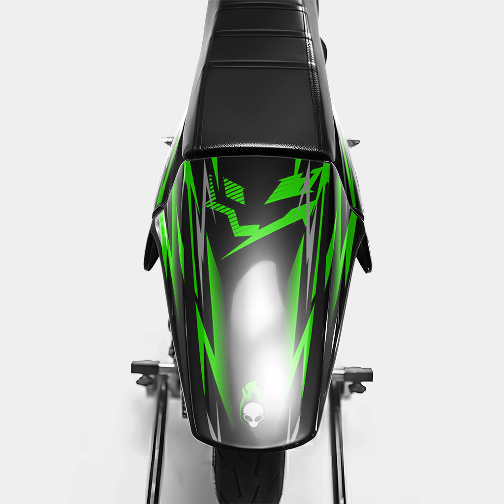 LUEUR - Kit deco DERBI 50cc - Vert