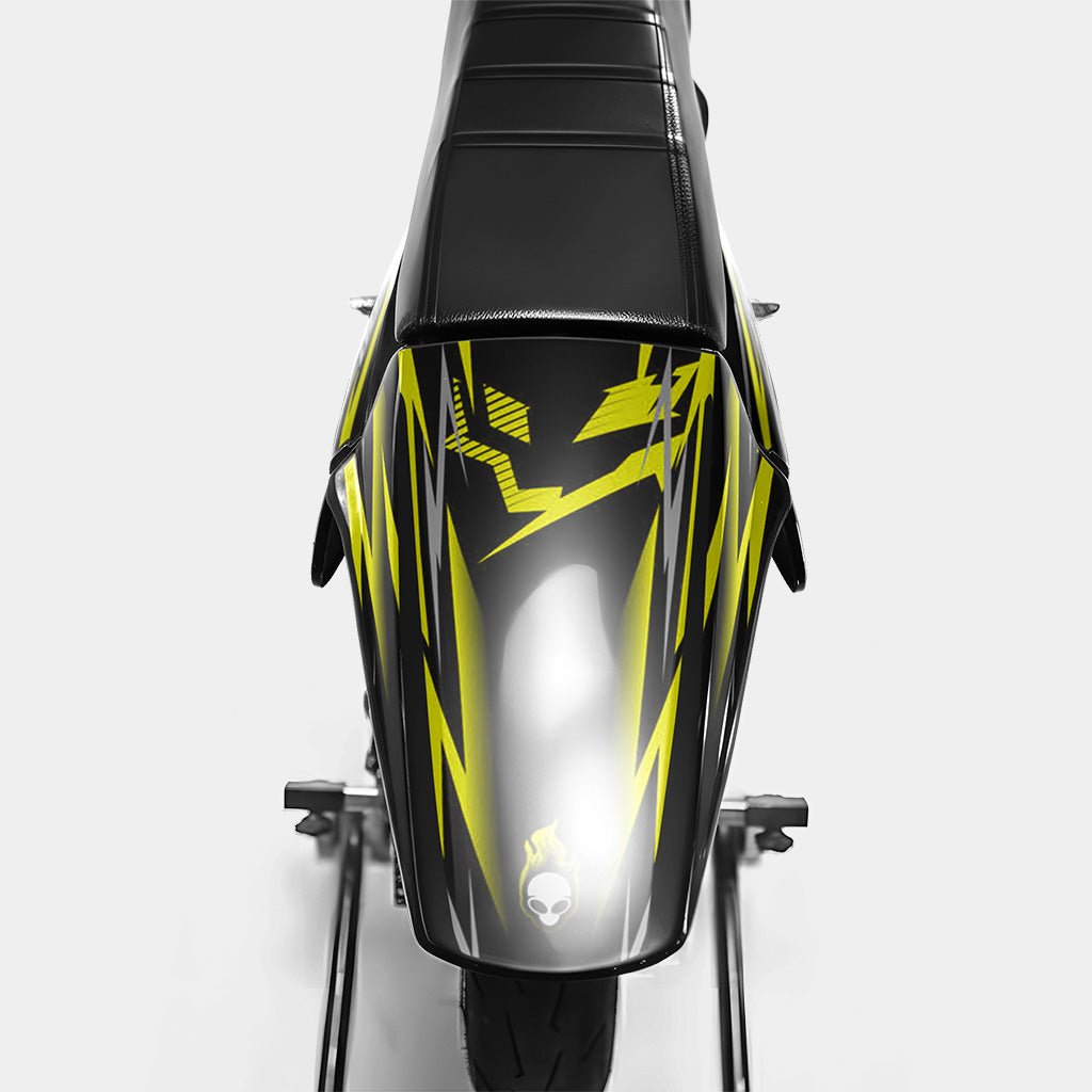 LUEUR - Kit deco DERBI 50cc - Jaune