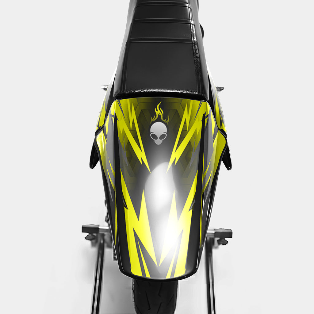 ZÉPHYR - Kit deco DERBI 50cc - Jaune