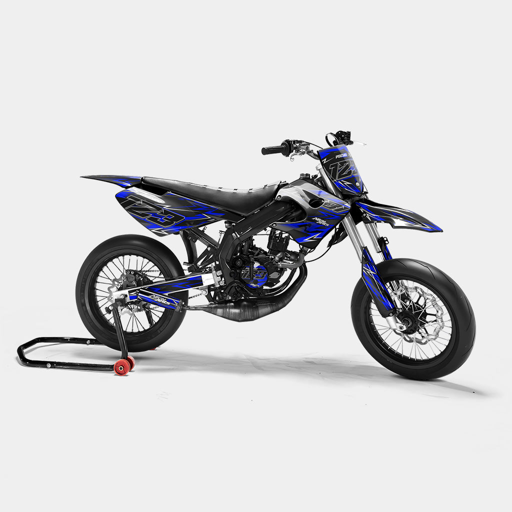 PIQUE - DERBI 50cc decoration kit - Dark Blue