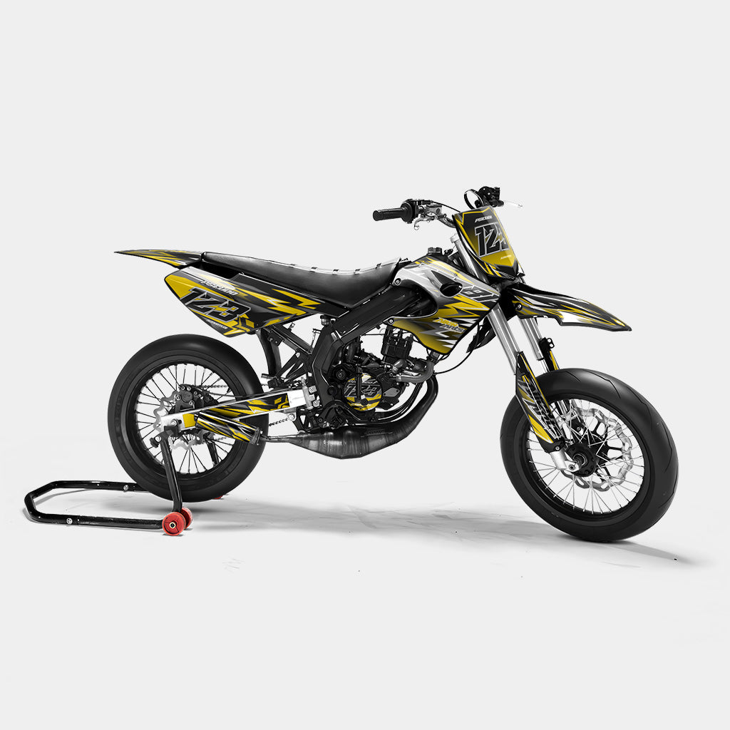SENSO - Kit deco DERBI 50cc - Jaune Foncé