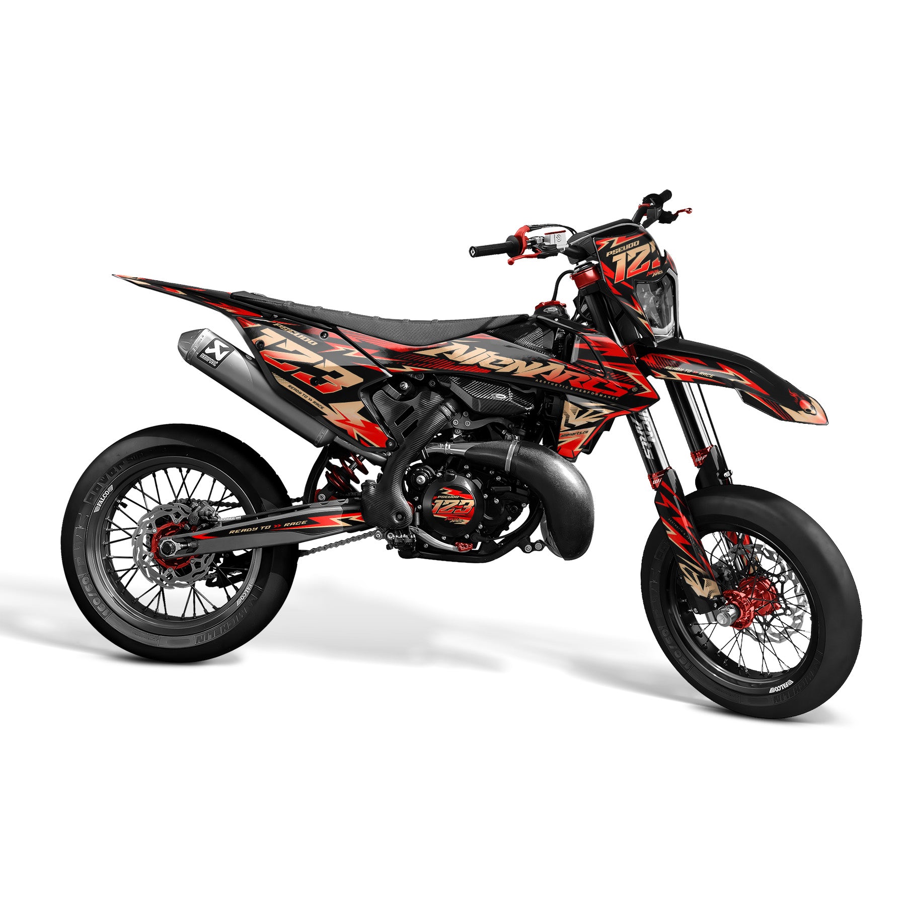 NOVIX - Kit Déco Supermotard Semi-Personnalisable
