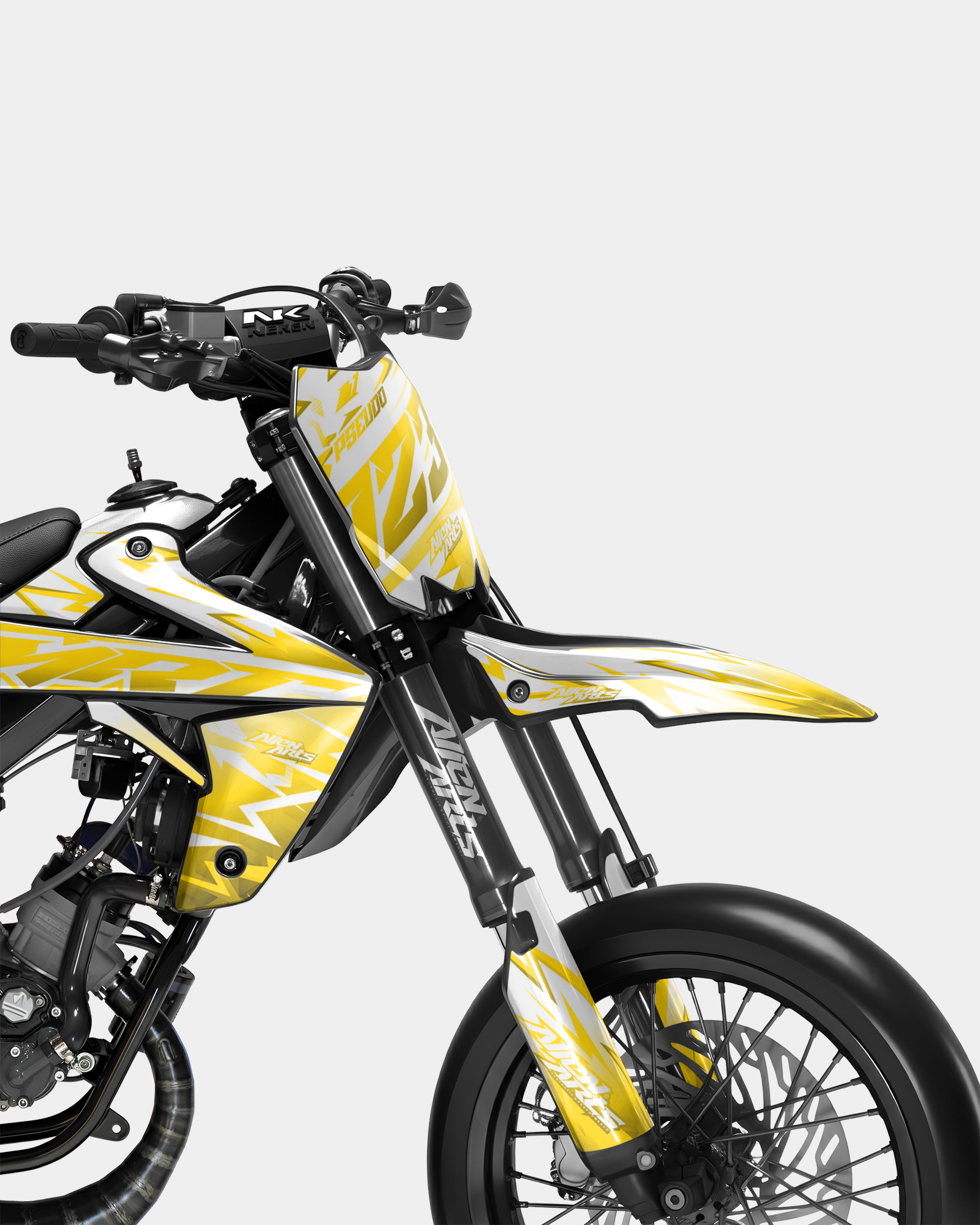 CALYPSO - Kit deco RIEJU 50cc - Jaune Foncé