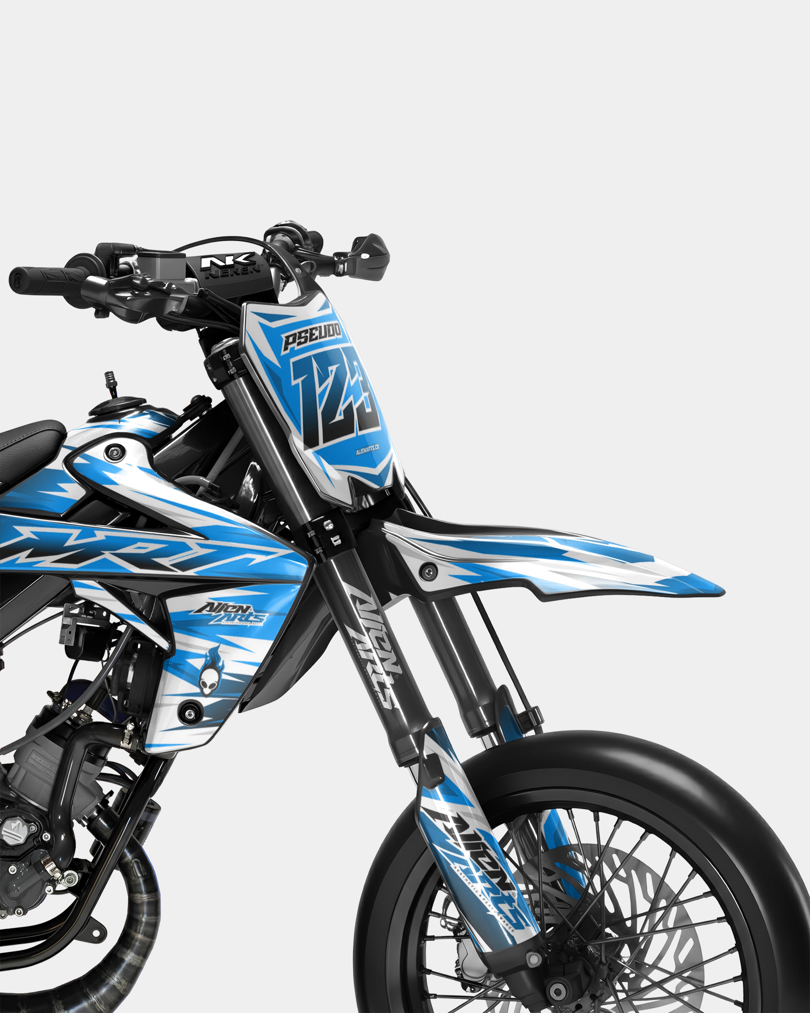 ONYX - Dekorationsset RIEJU 50cc - Blau