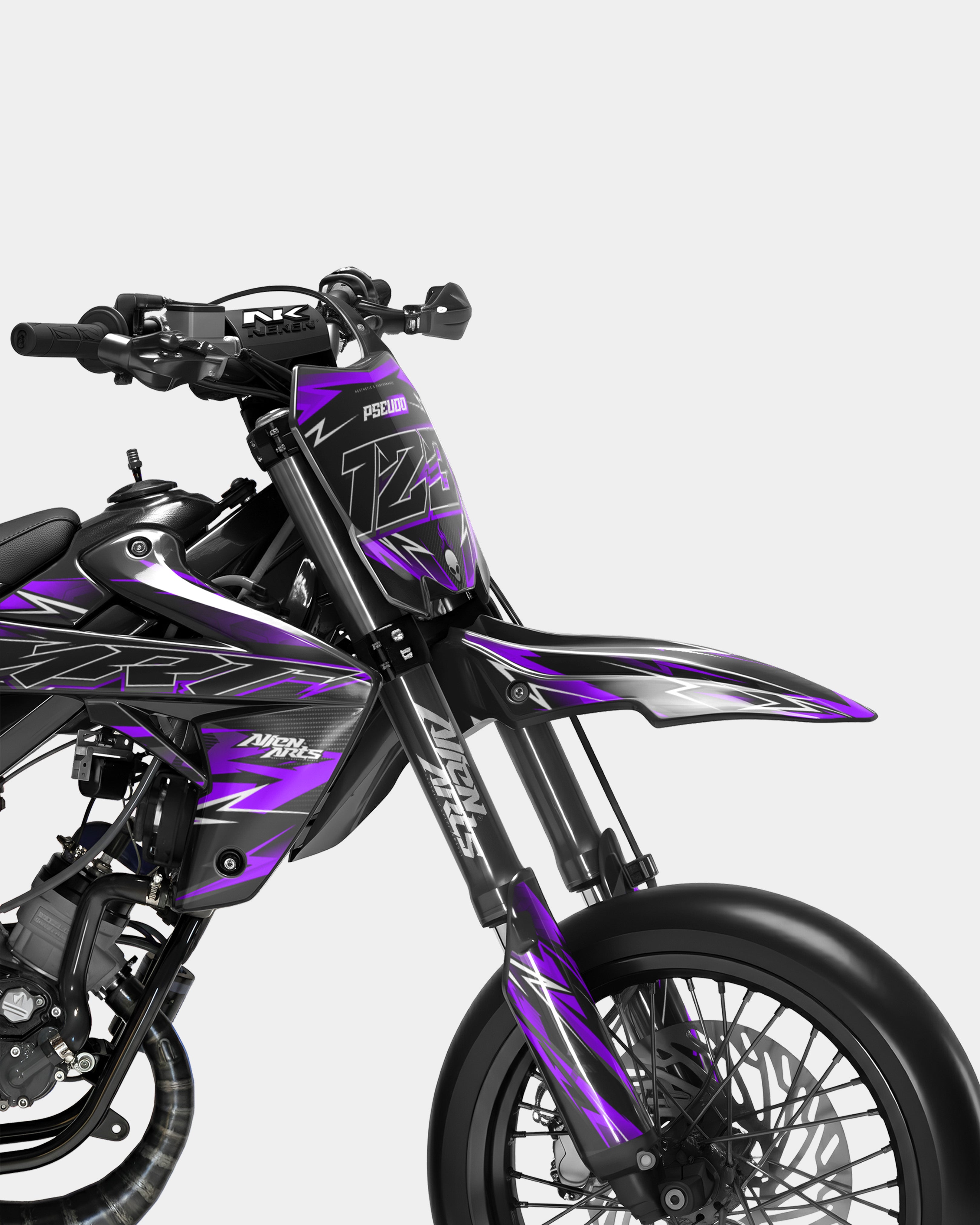 PIQUE - Kit deco RIEJU 50cc - Violet
