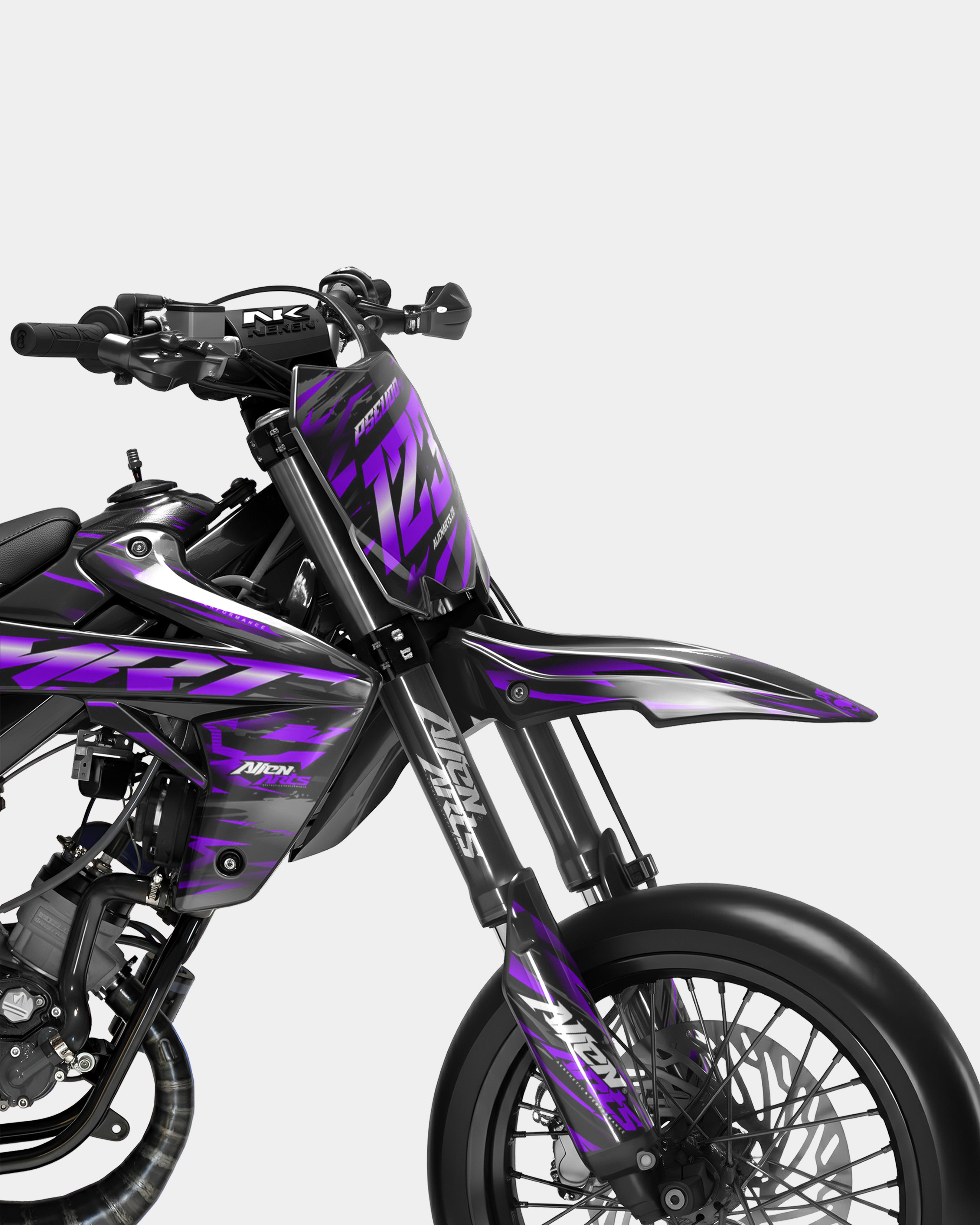 VAGUE - Kit deco RIEJU 50cc - Violet