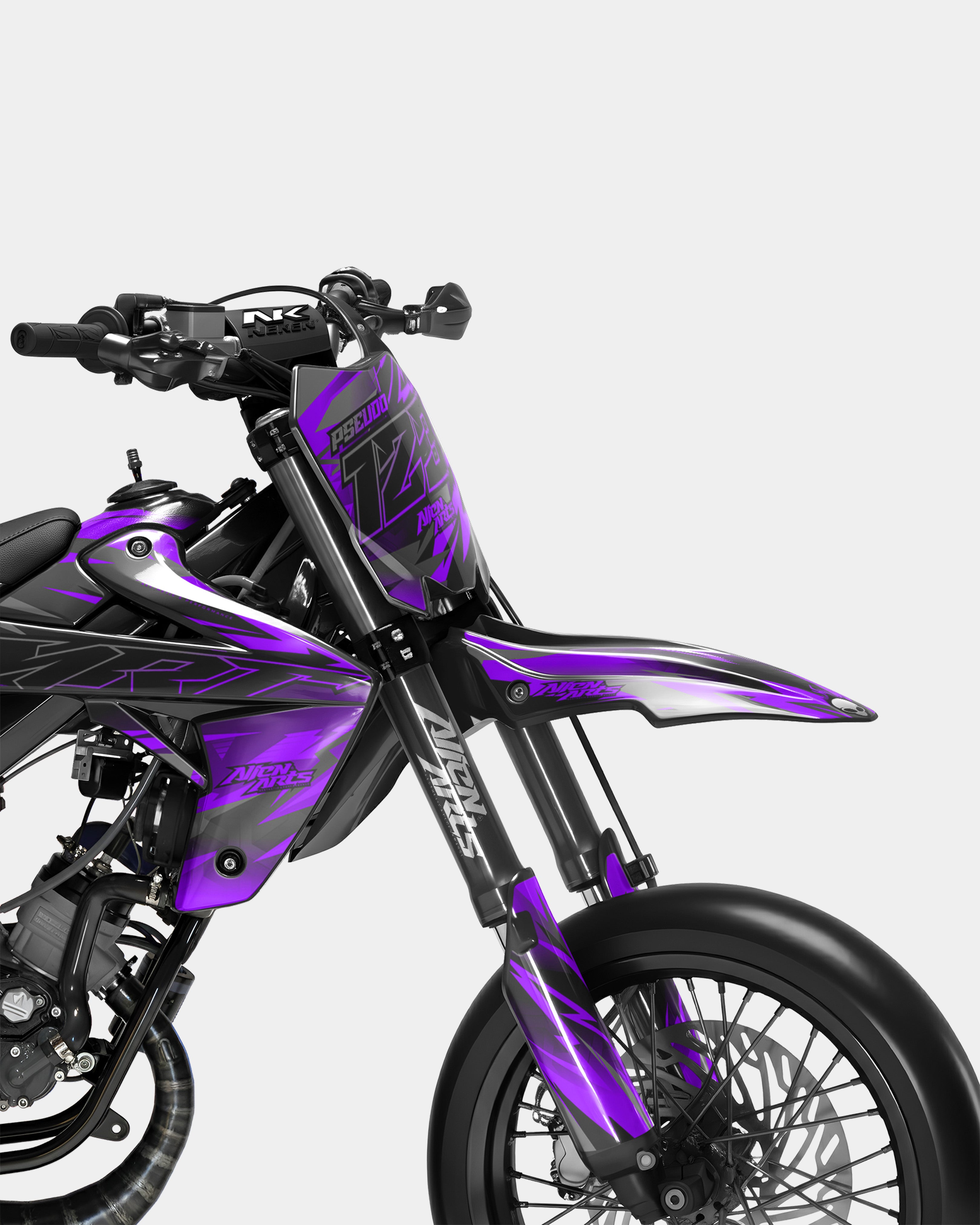 ZÉPHYR - RIEJU 50cc decoration kit - Purple
