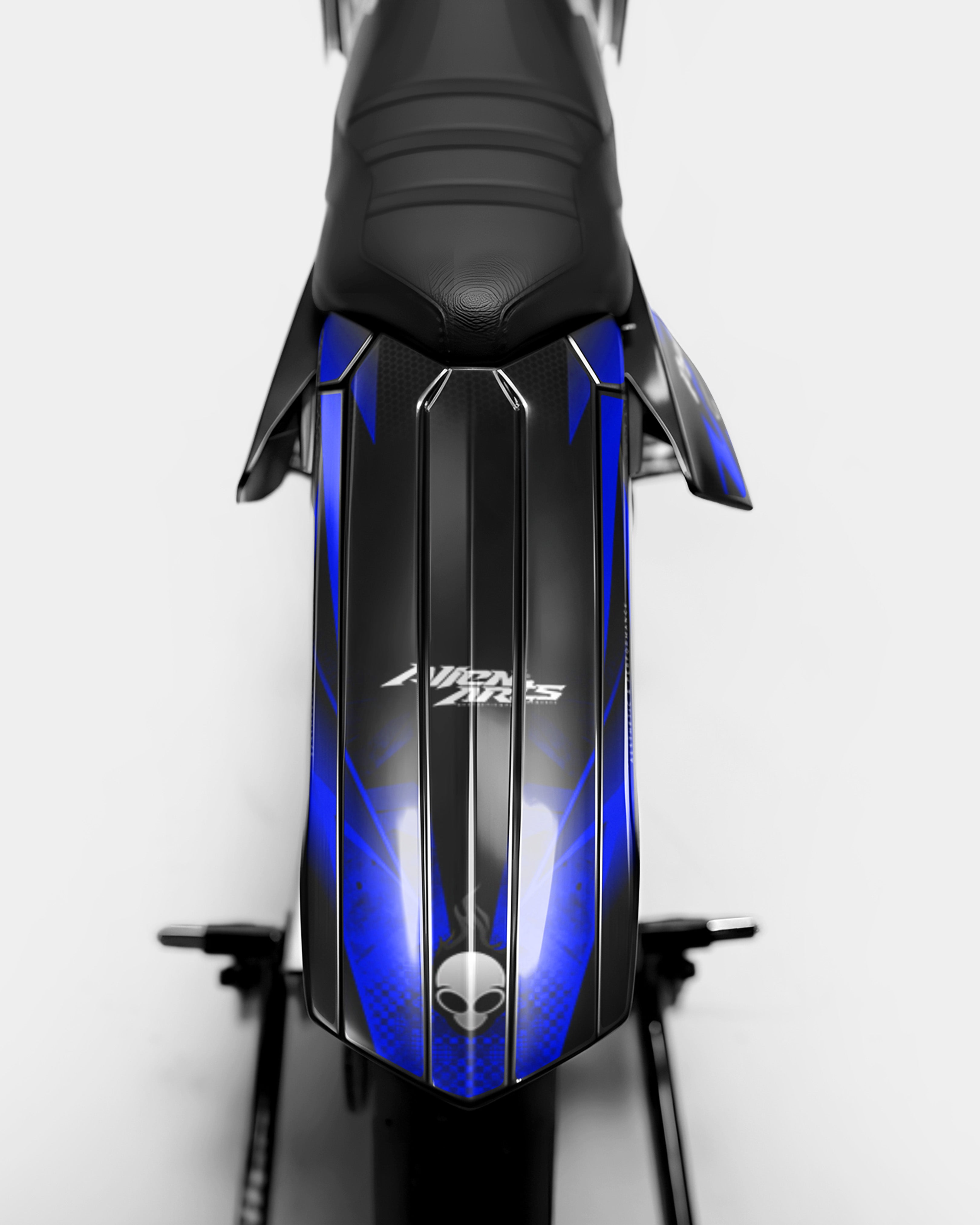 LISSE - Kit deco RIEJU 50cc - Bleu Foncé