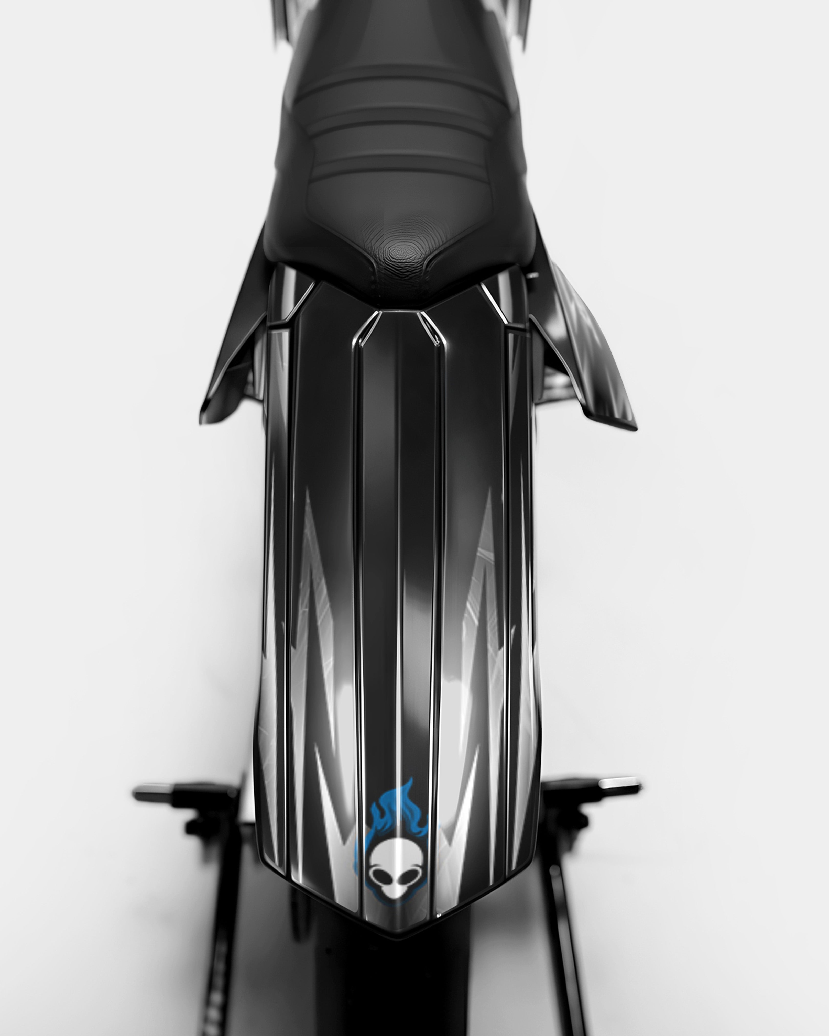 PLUME - Kit deco RIEJU 50cc - Bleu