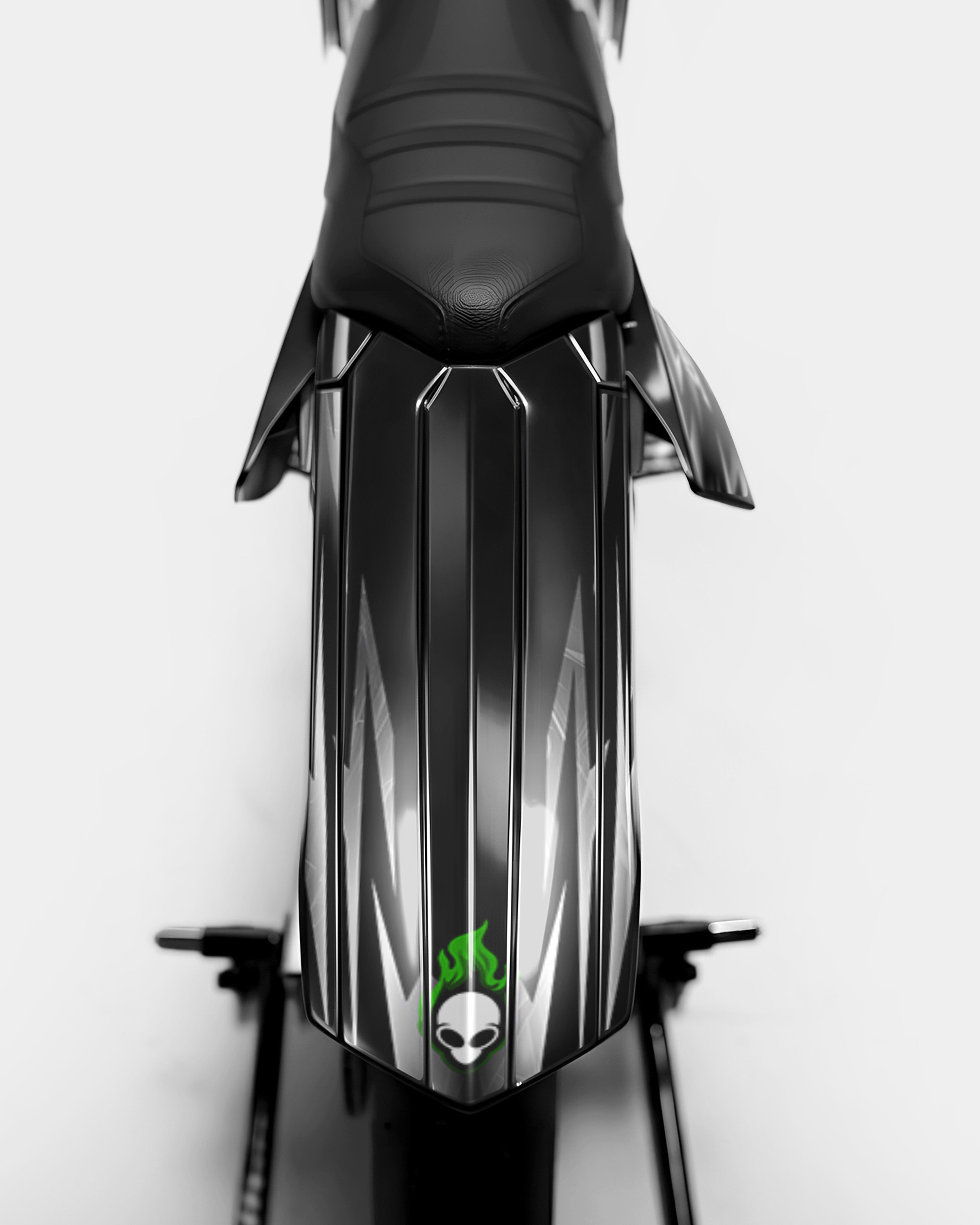 PLUME - Dekorationsset RIEJU 50cc - Grün