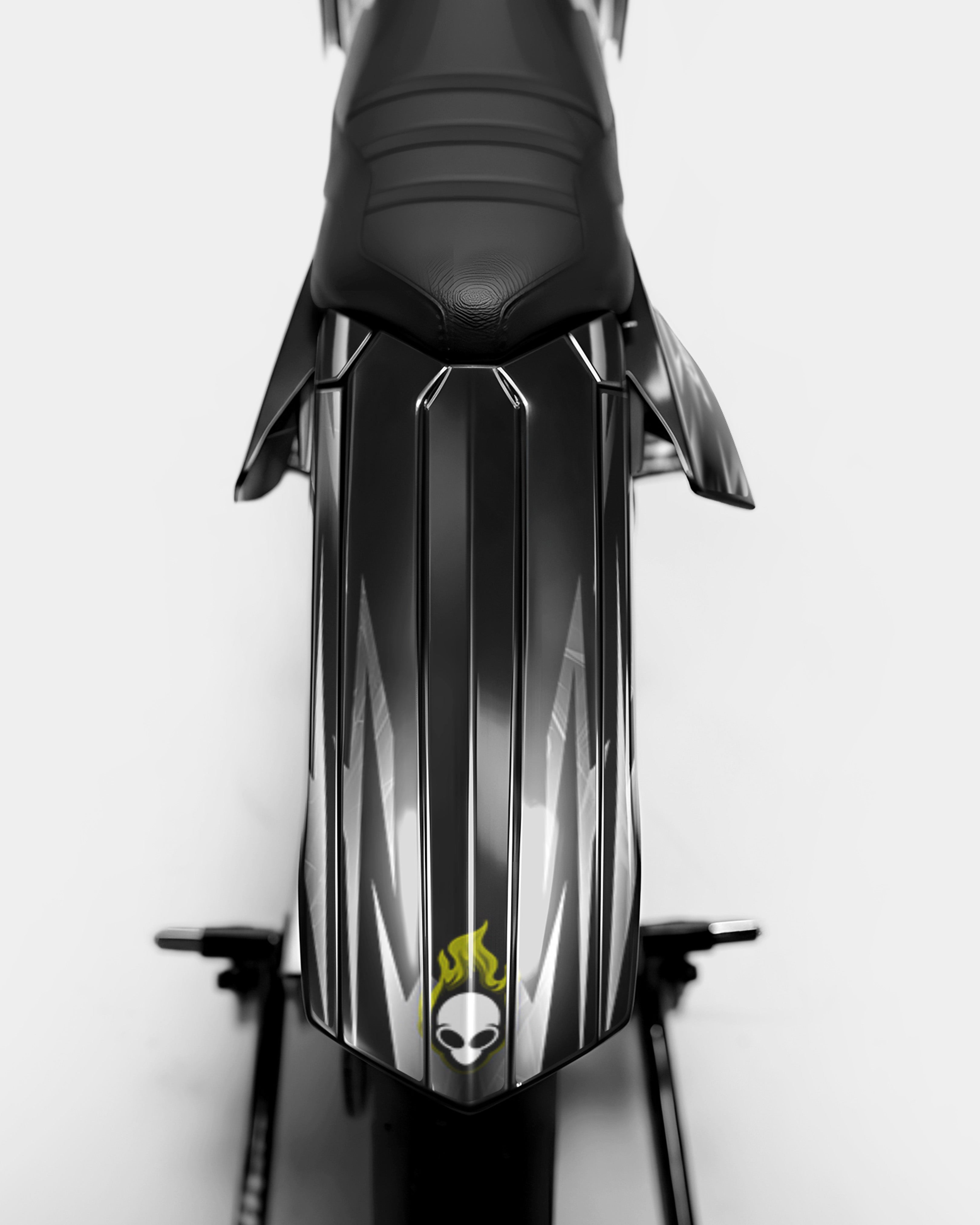 PLUME - RIEJU 50cc decoration kit - Yellow