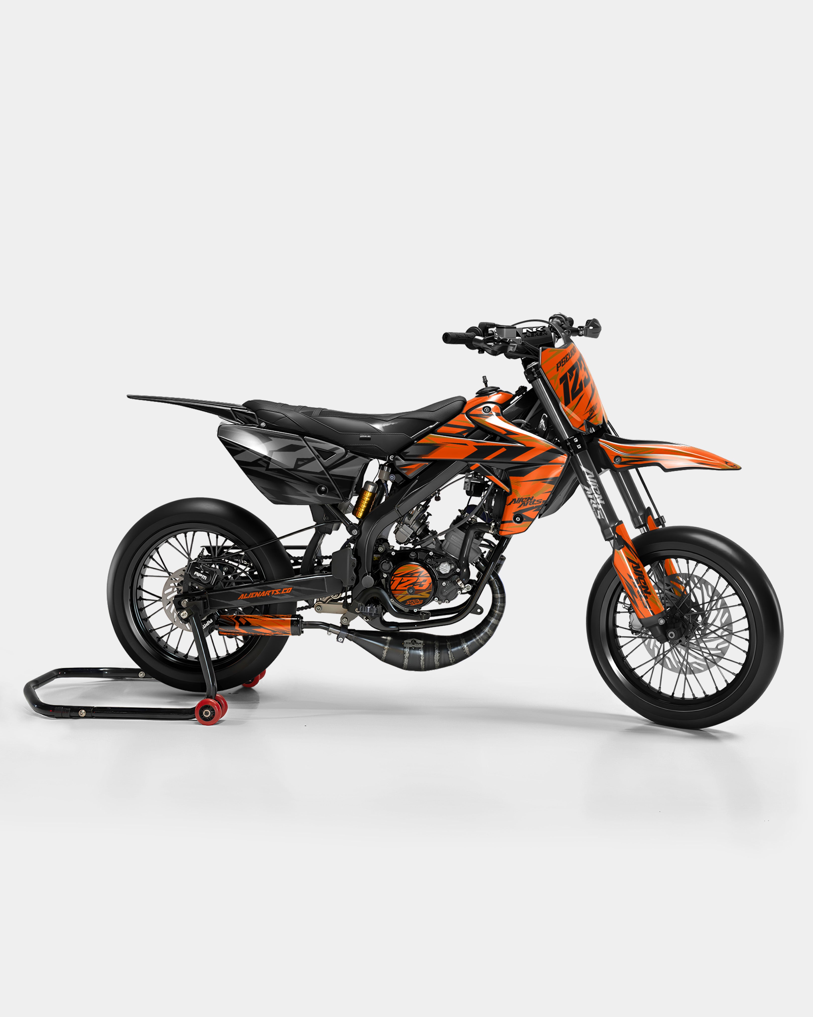 0RBIS - Kit deco RIEJU 50cc - Orange