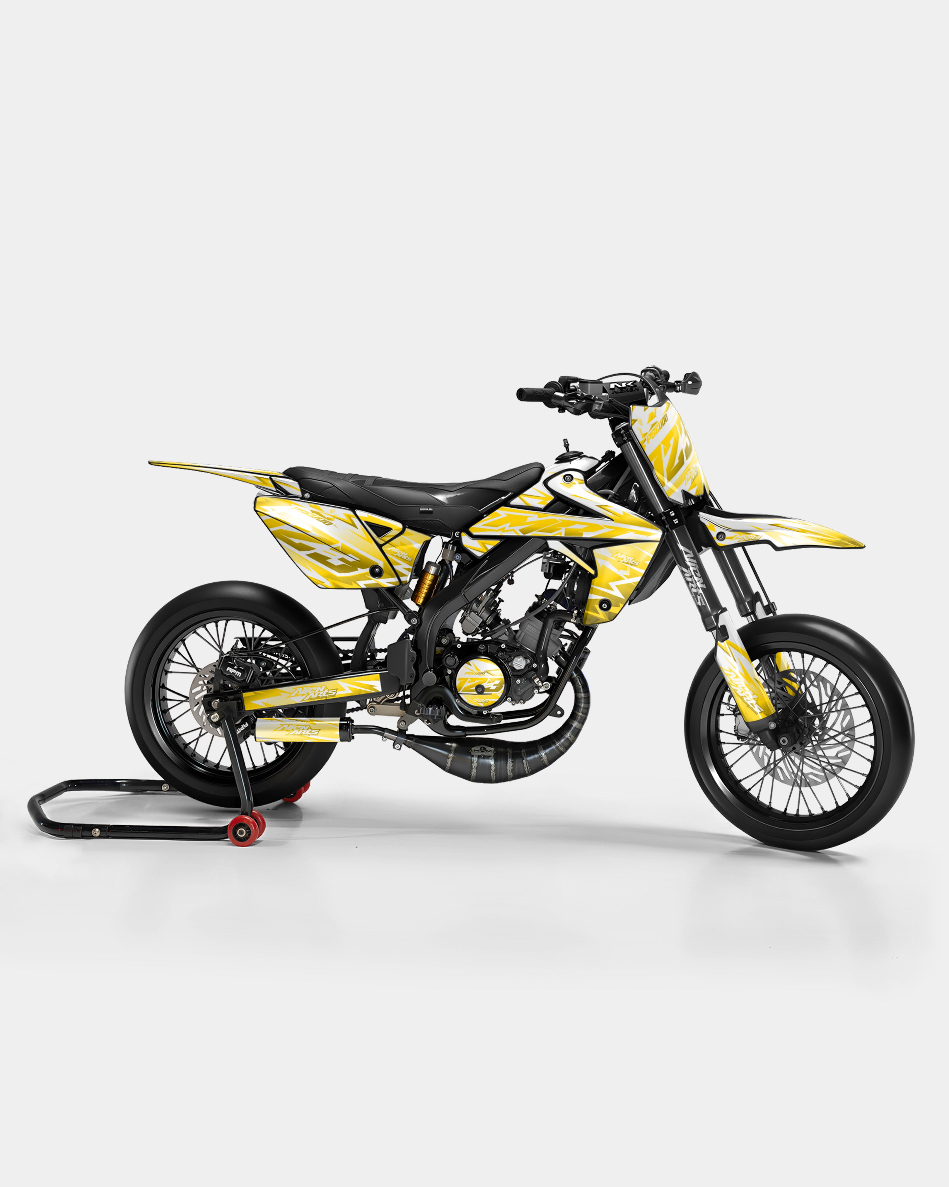 CALYPSO - Kit deco RIEJU 50cc - Jaune Foncé
