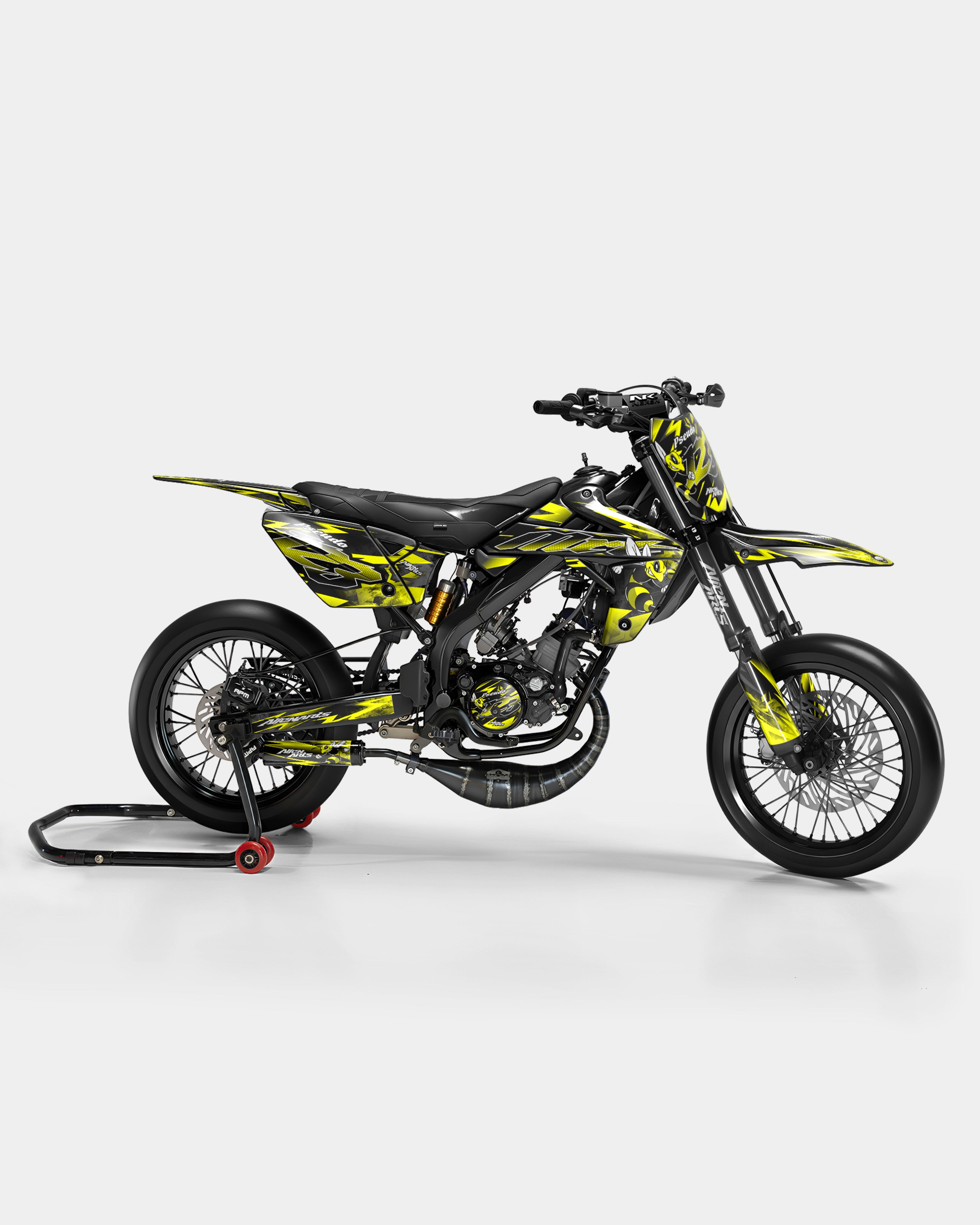 LISSE - Kit deco RIEJU 50cc - Jaune
