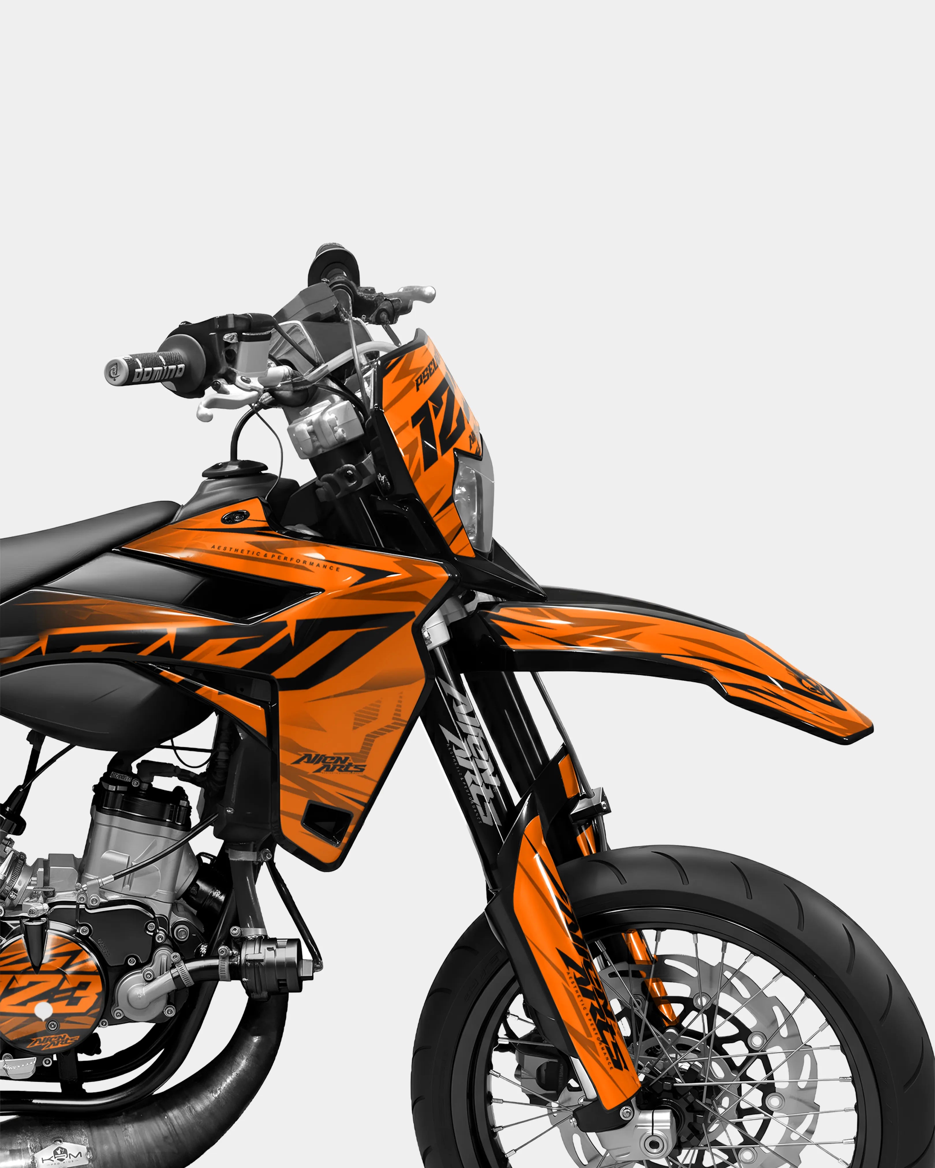 0RBIS - Kit deco SHERCO 50cc - Orange