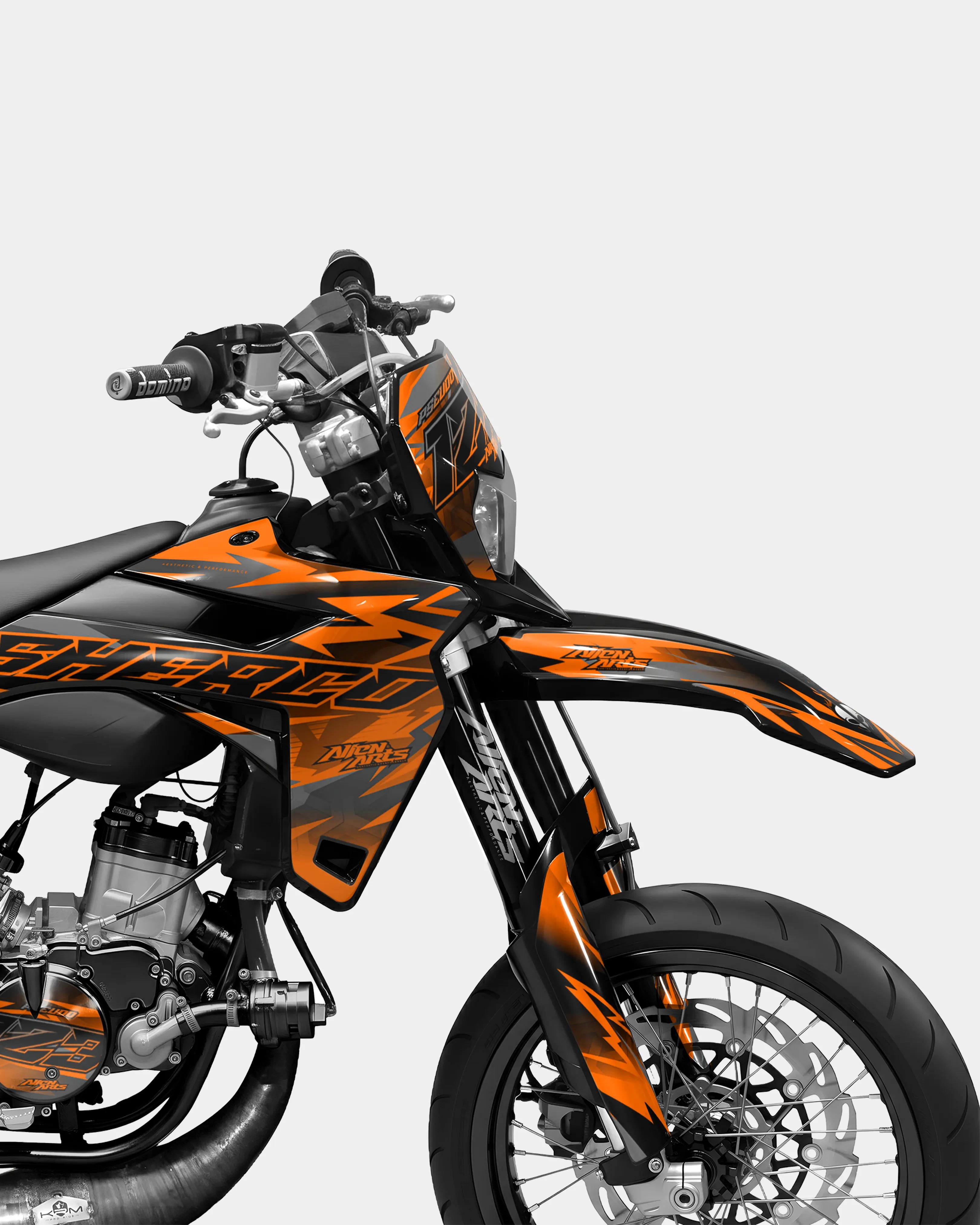 ZÉPHYR - Kit deco SHERCO 50cc - Orange