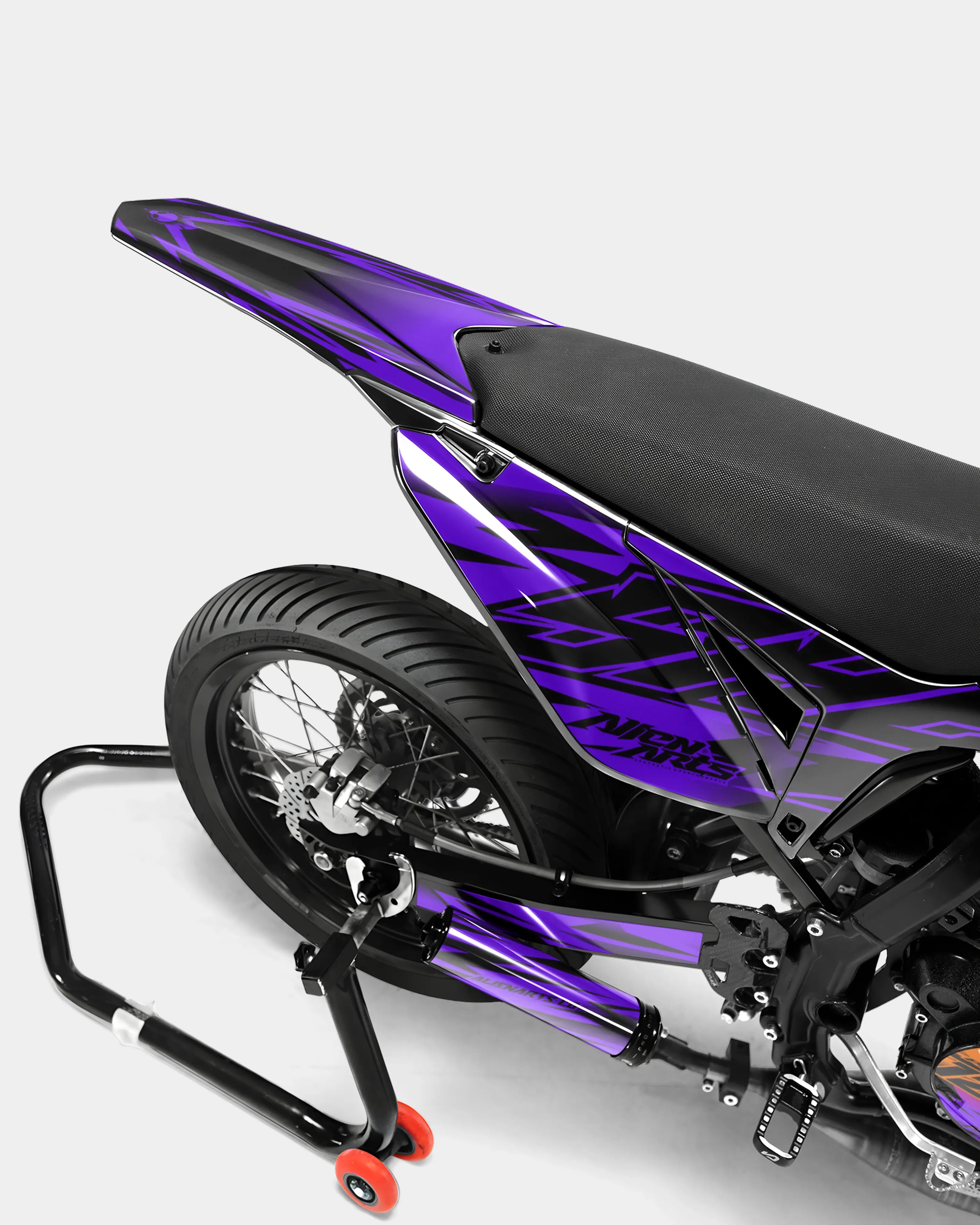 PAENO - Dekorationsset SHERCO 50cc - Orange Violett