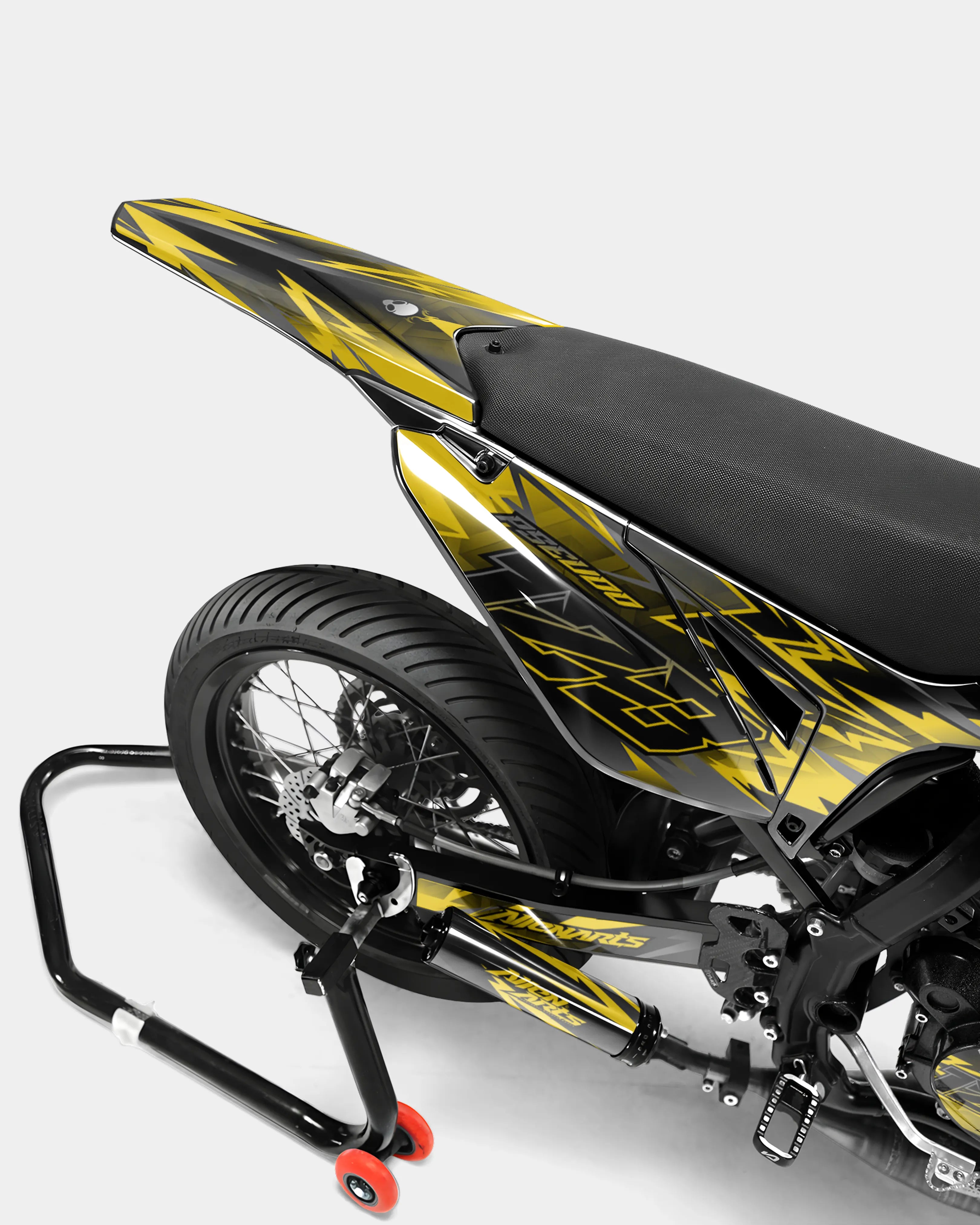 ZÉPHYR - Kit deco SHERCO 50cc - Jaune foncé