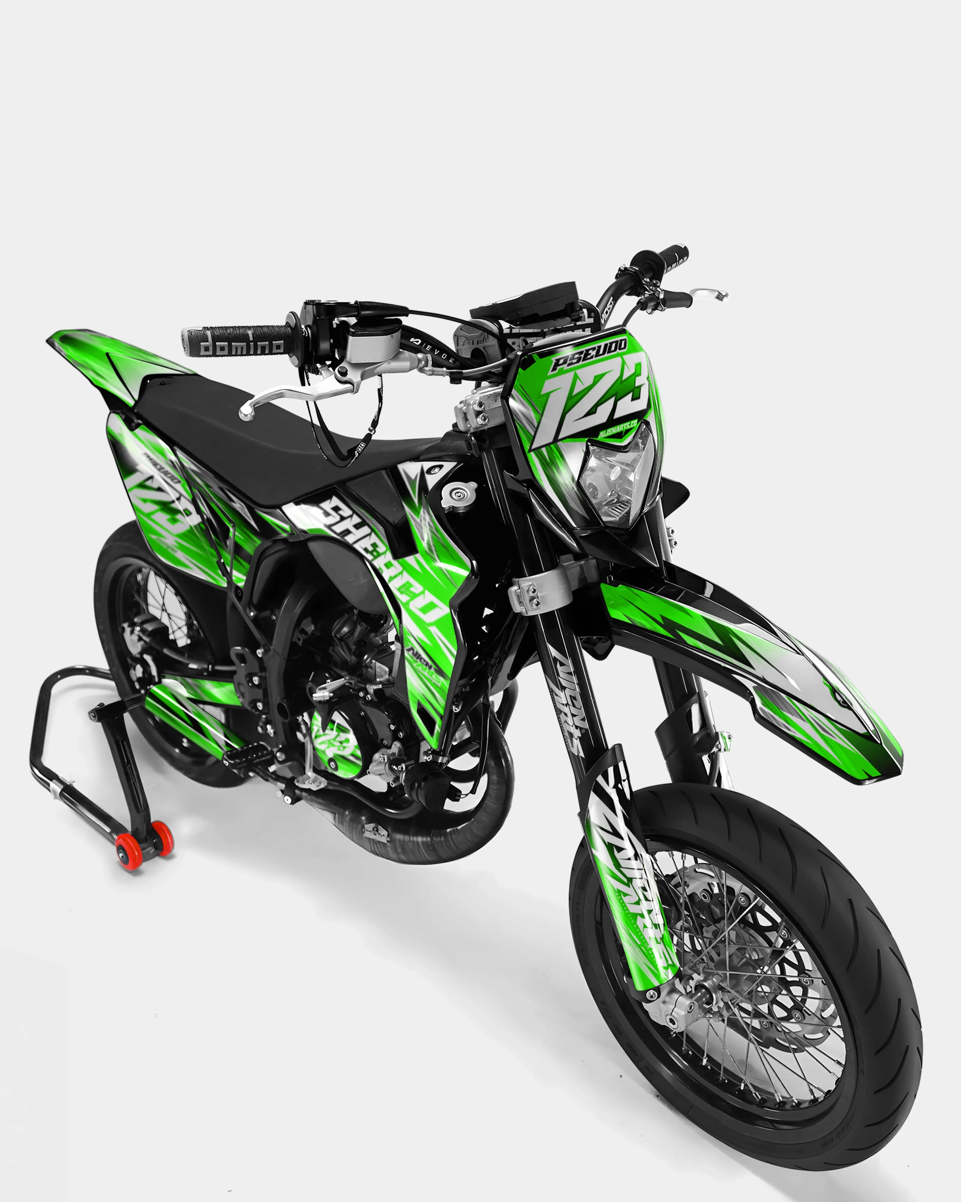 AUROPE - Kit deco SHERCO 50cc - Vert