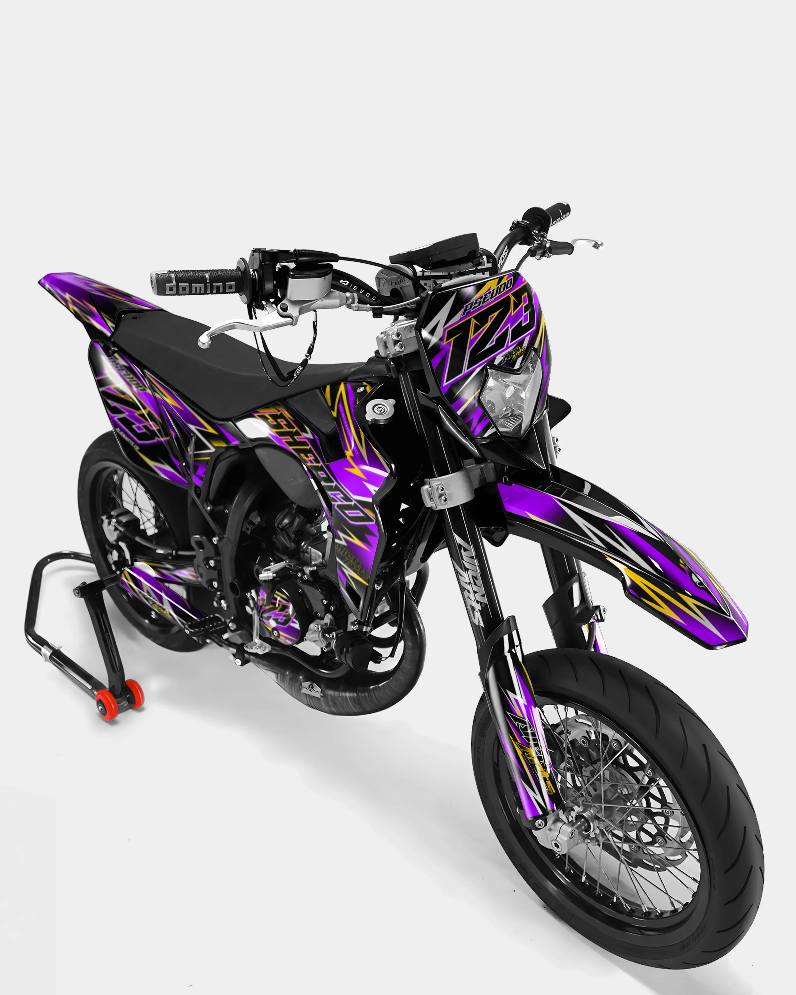 ECLAT - Kit deco SHERCO 50cc - Violet