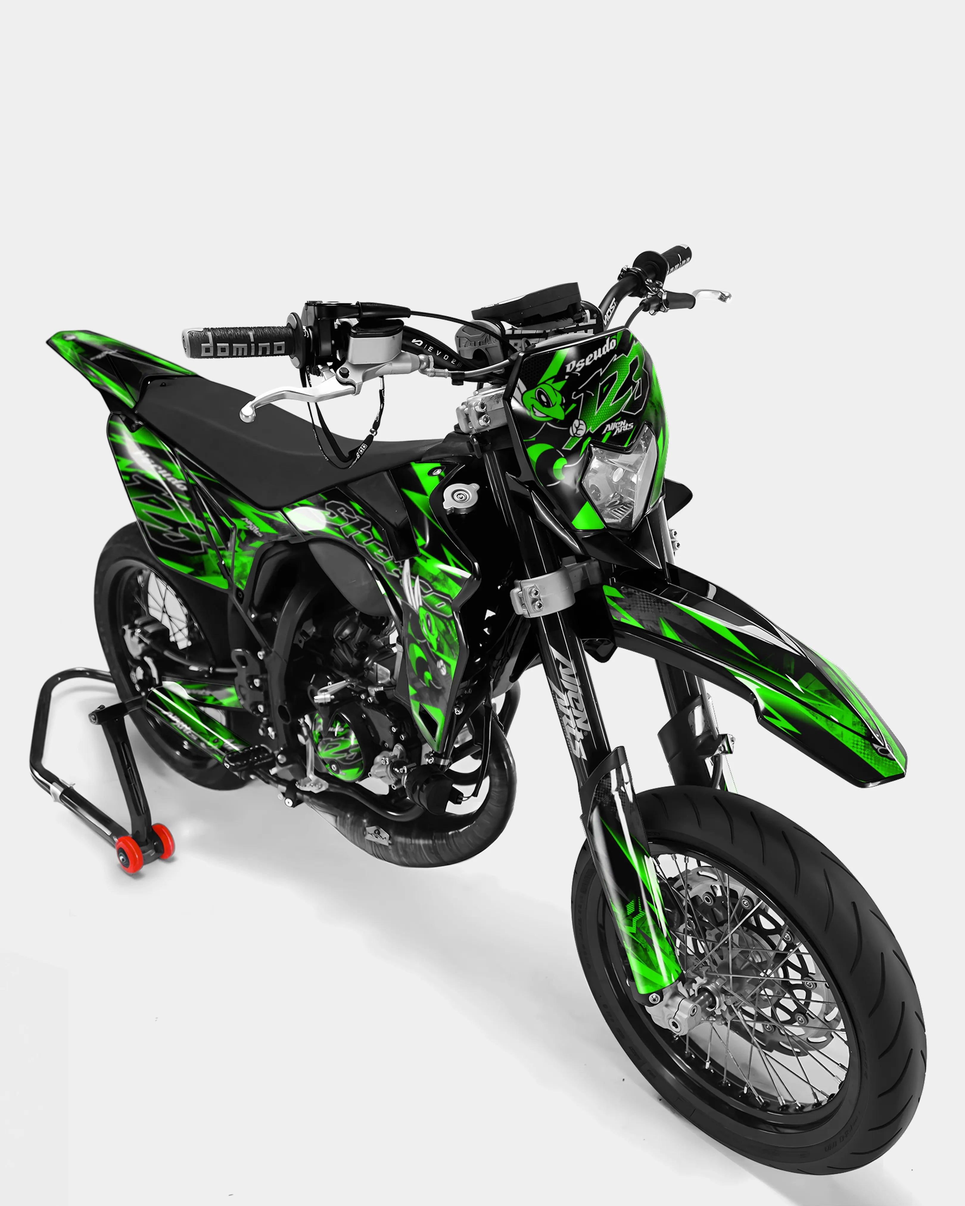 LISSE- Kit deco SHERCO 50cc - Vert