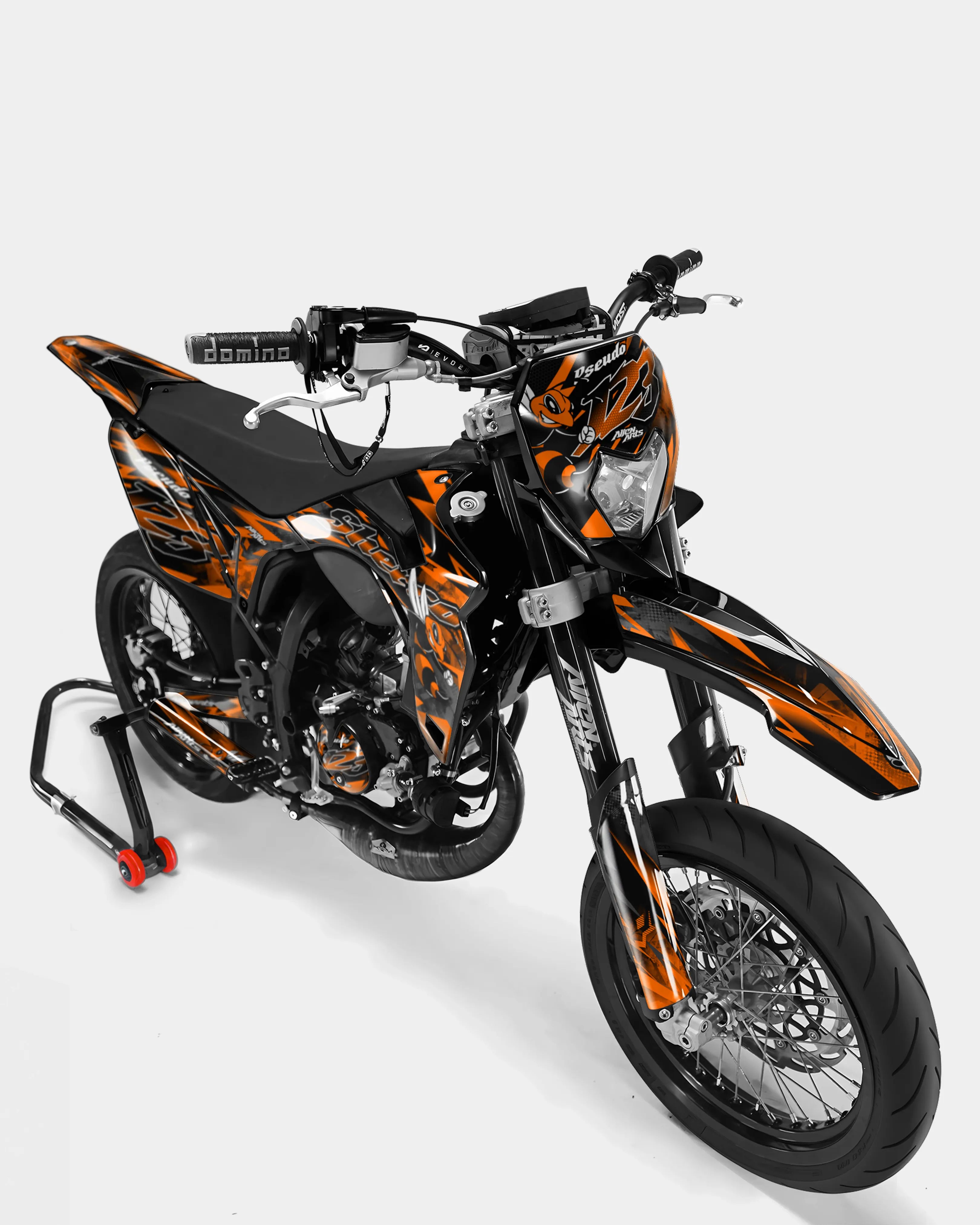 LISSE- Kit deco SHERCO 50cc - Orange