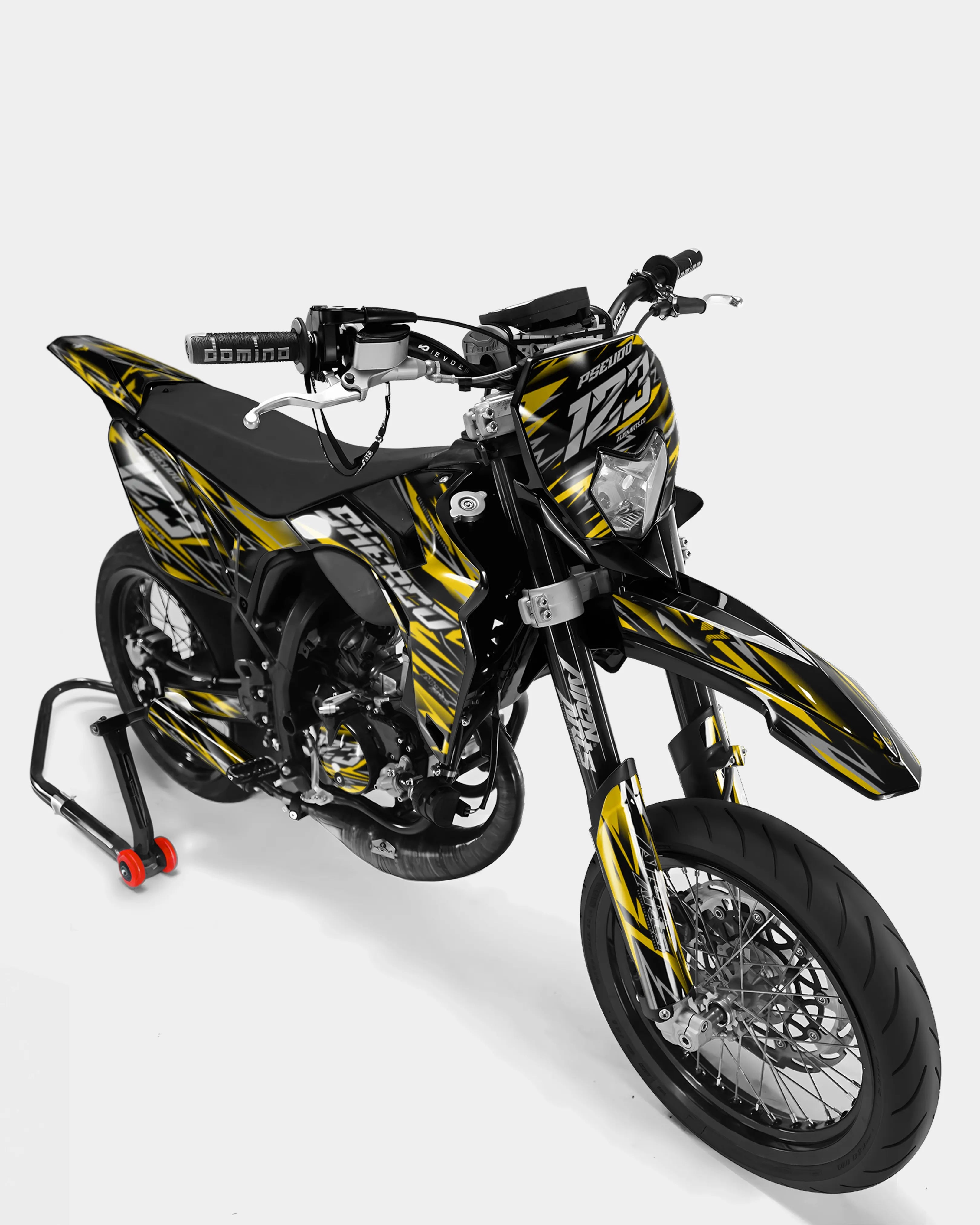 LUEUR – Dekorationsset SHERCO 50cc – Dunkelgelb
