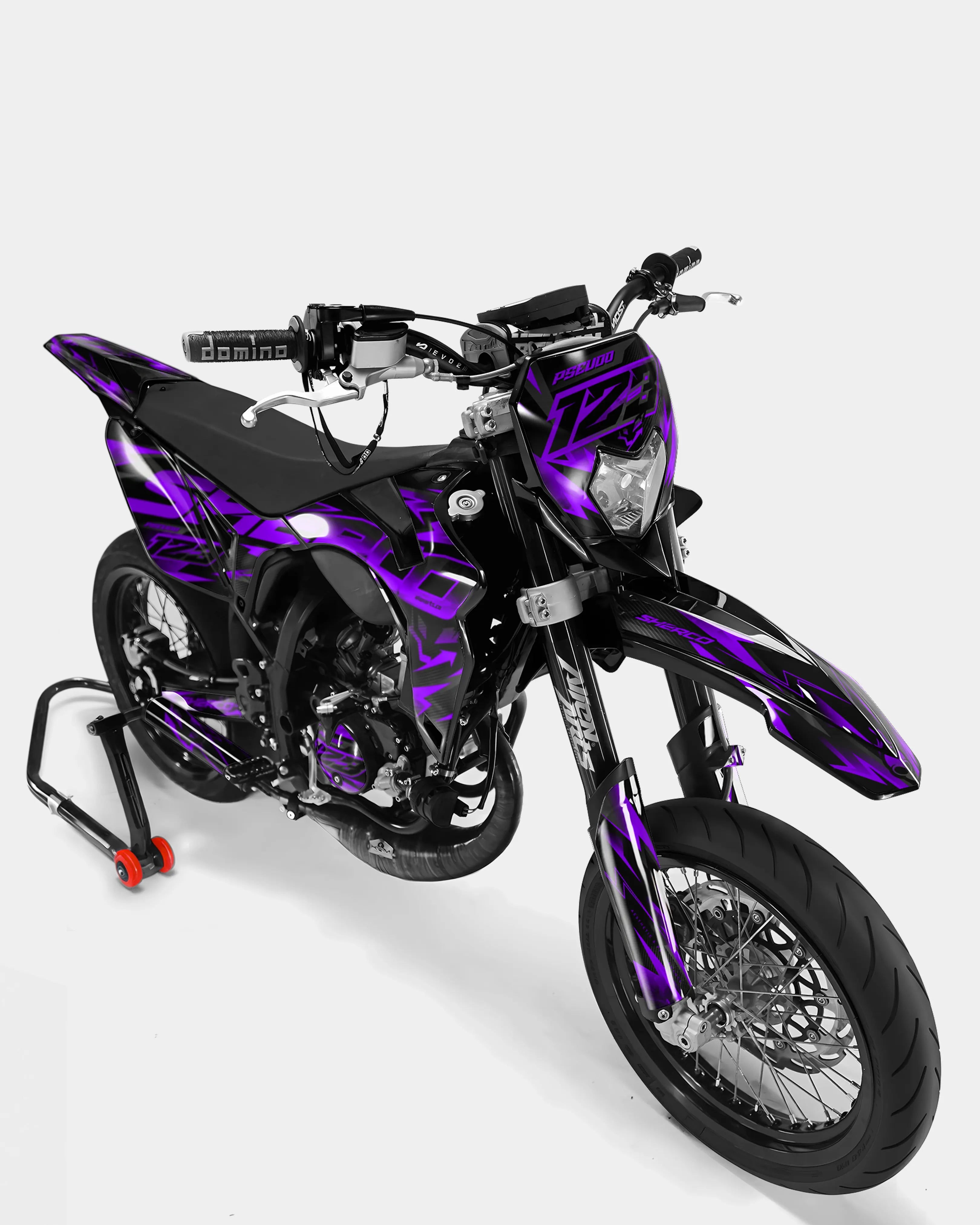 MISTRAL- Dekorationsset SHERCO 50cc - Violett