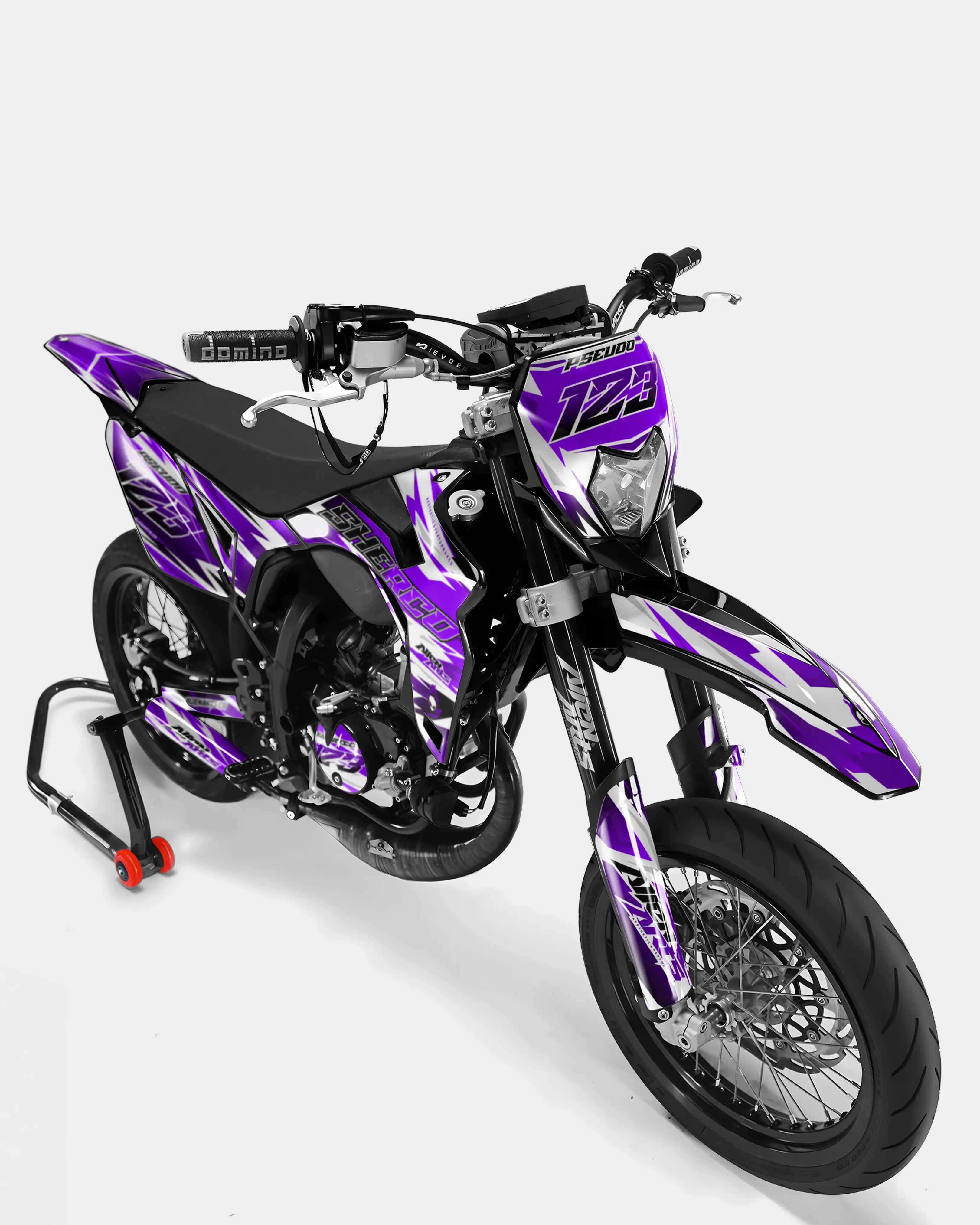 ONYX - Dekorationsset SHERCO 50cc - Violett