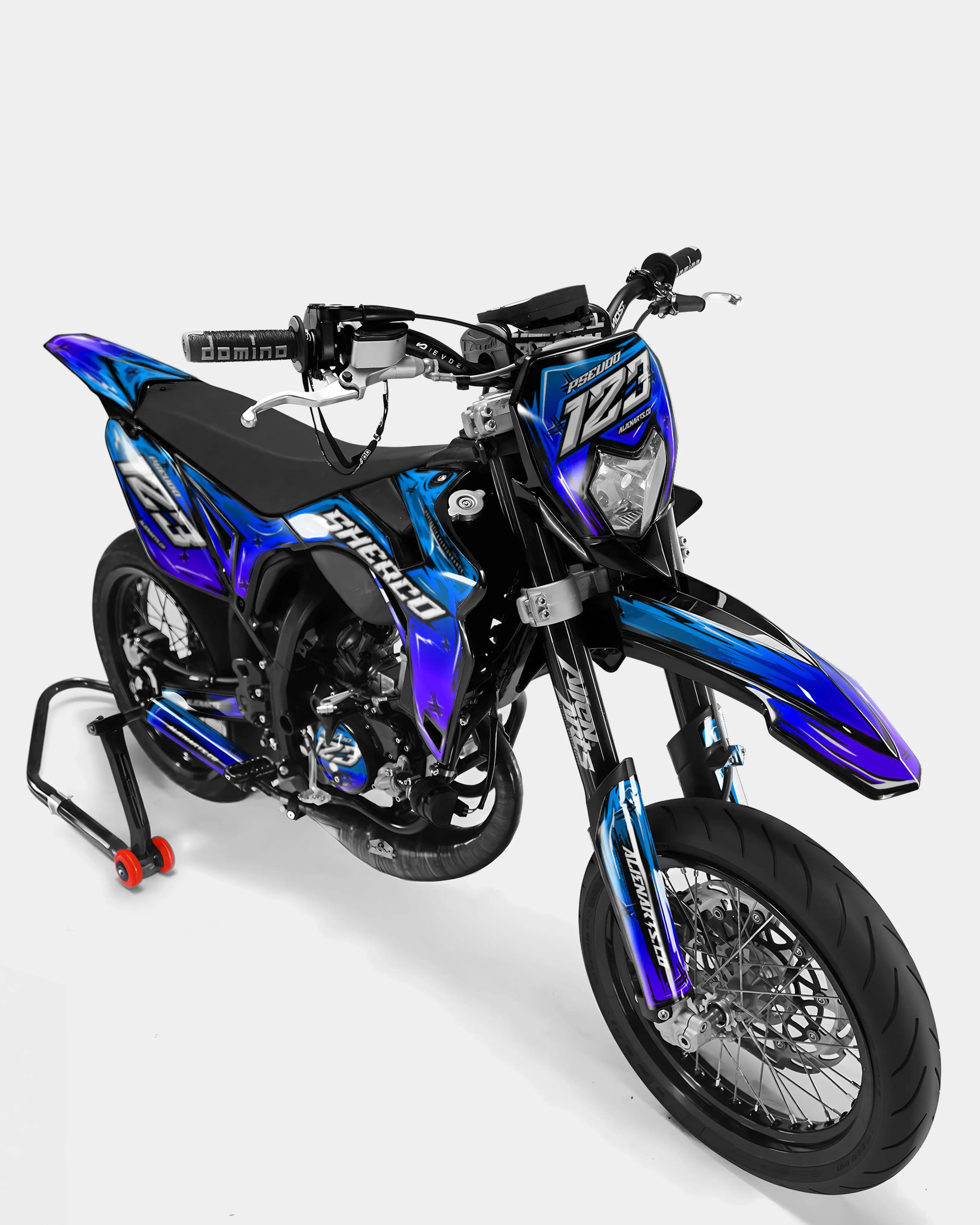 PAVO - Kit decorativo SHERCO 50cc - Azul