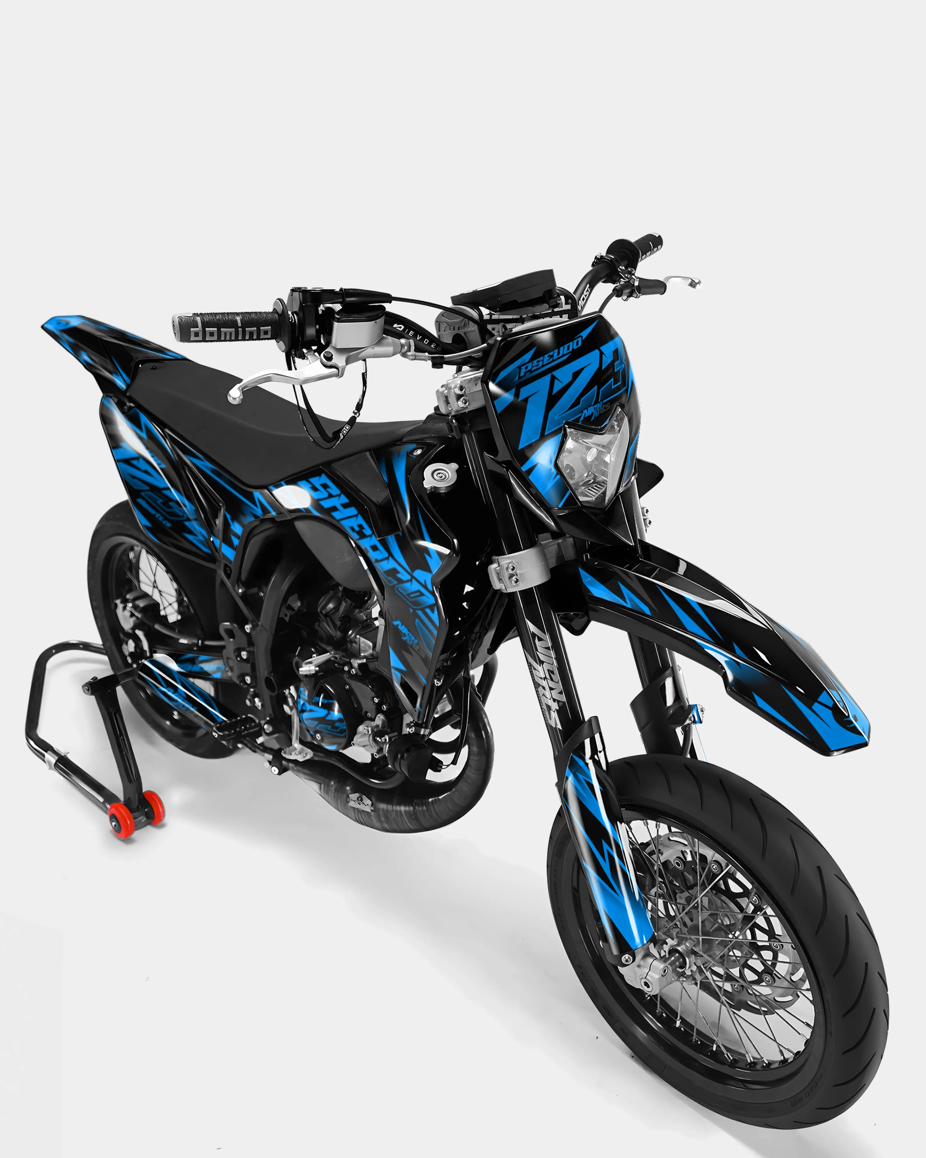 SABLE - Kit deco SHERCO 50cc - Bleu