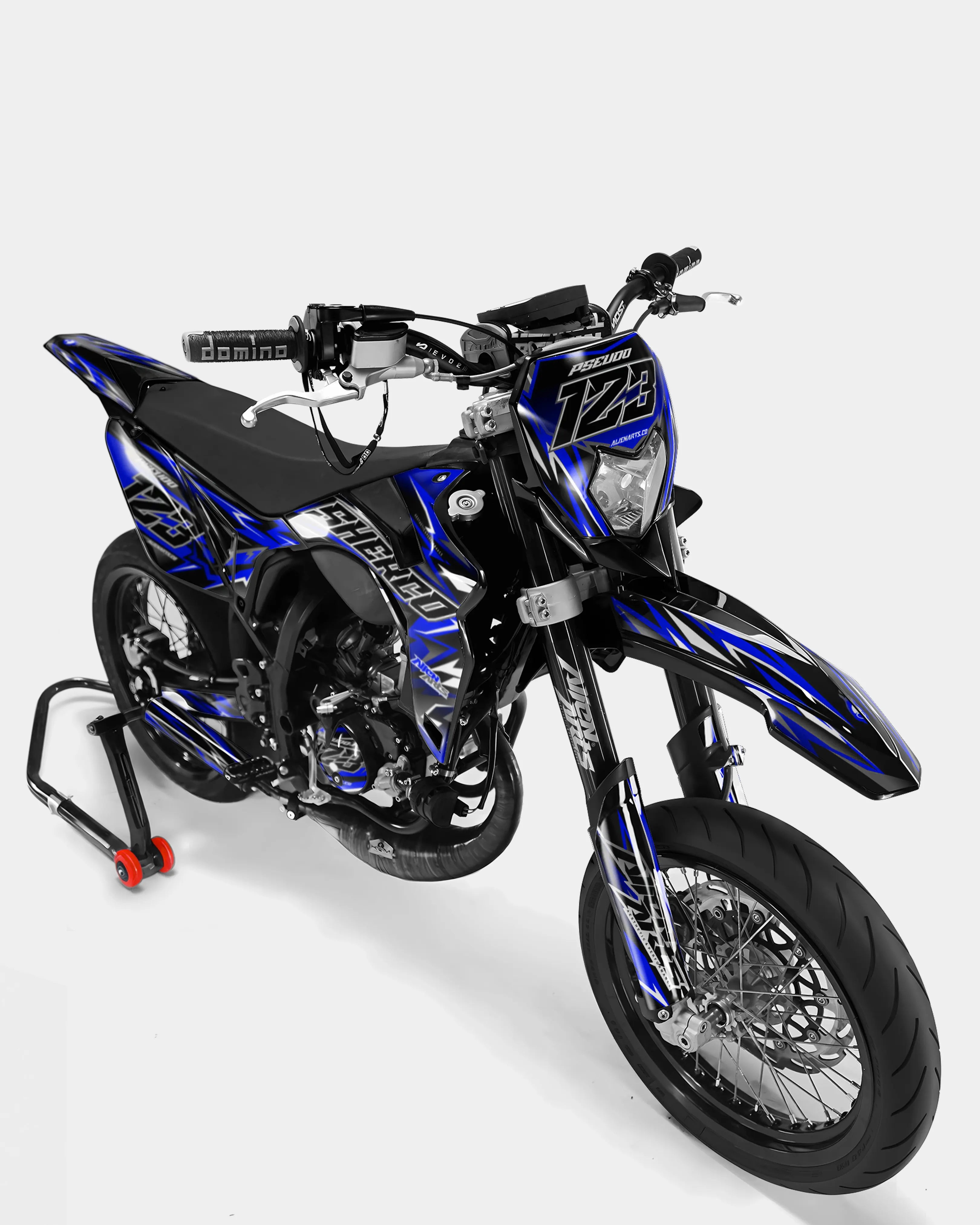 SENSO - Kit deco SHERCO 50cc - Bleu foncé