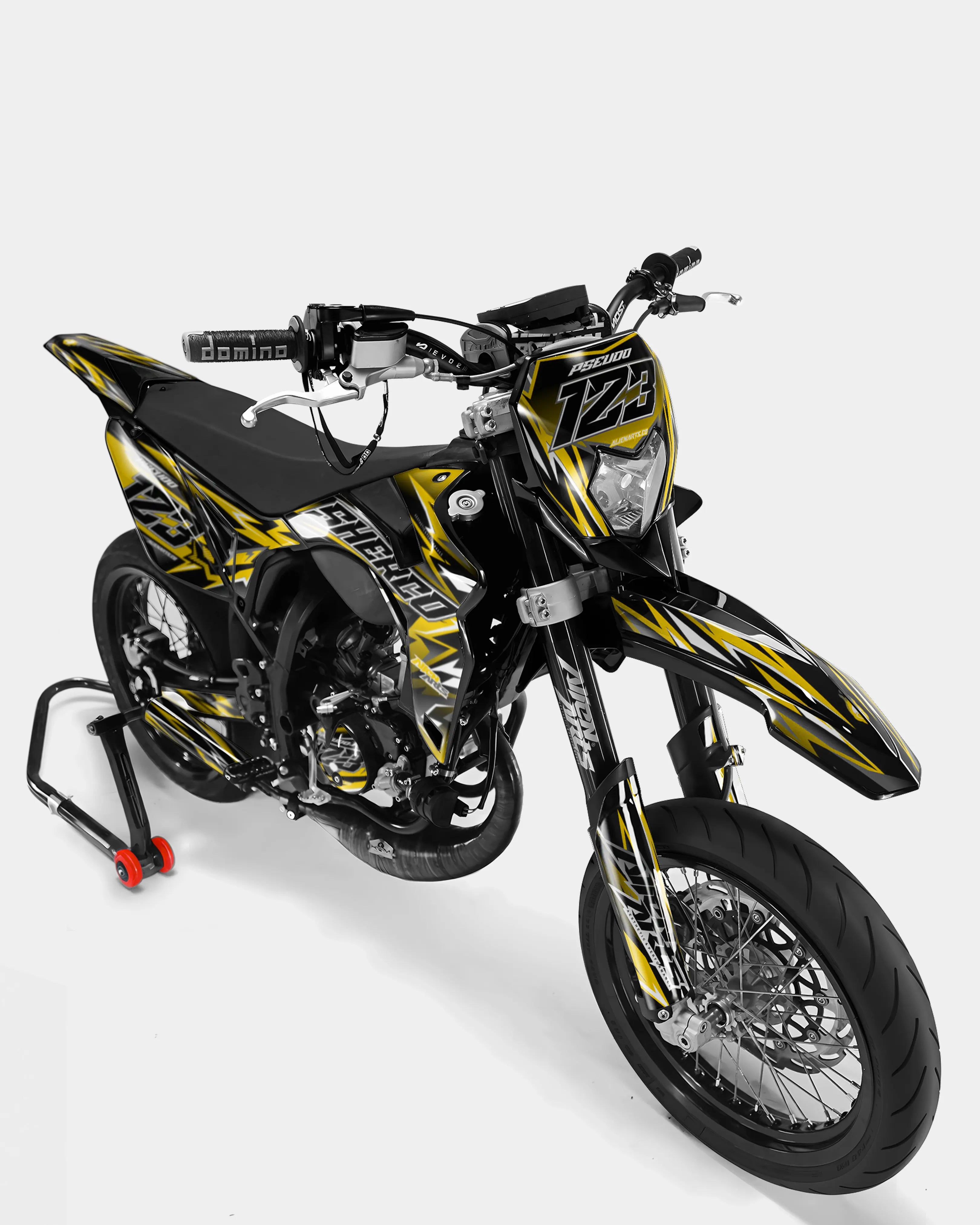 SENSO - Kit deco SHERCO 50cc - Jaune foncé
