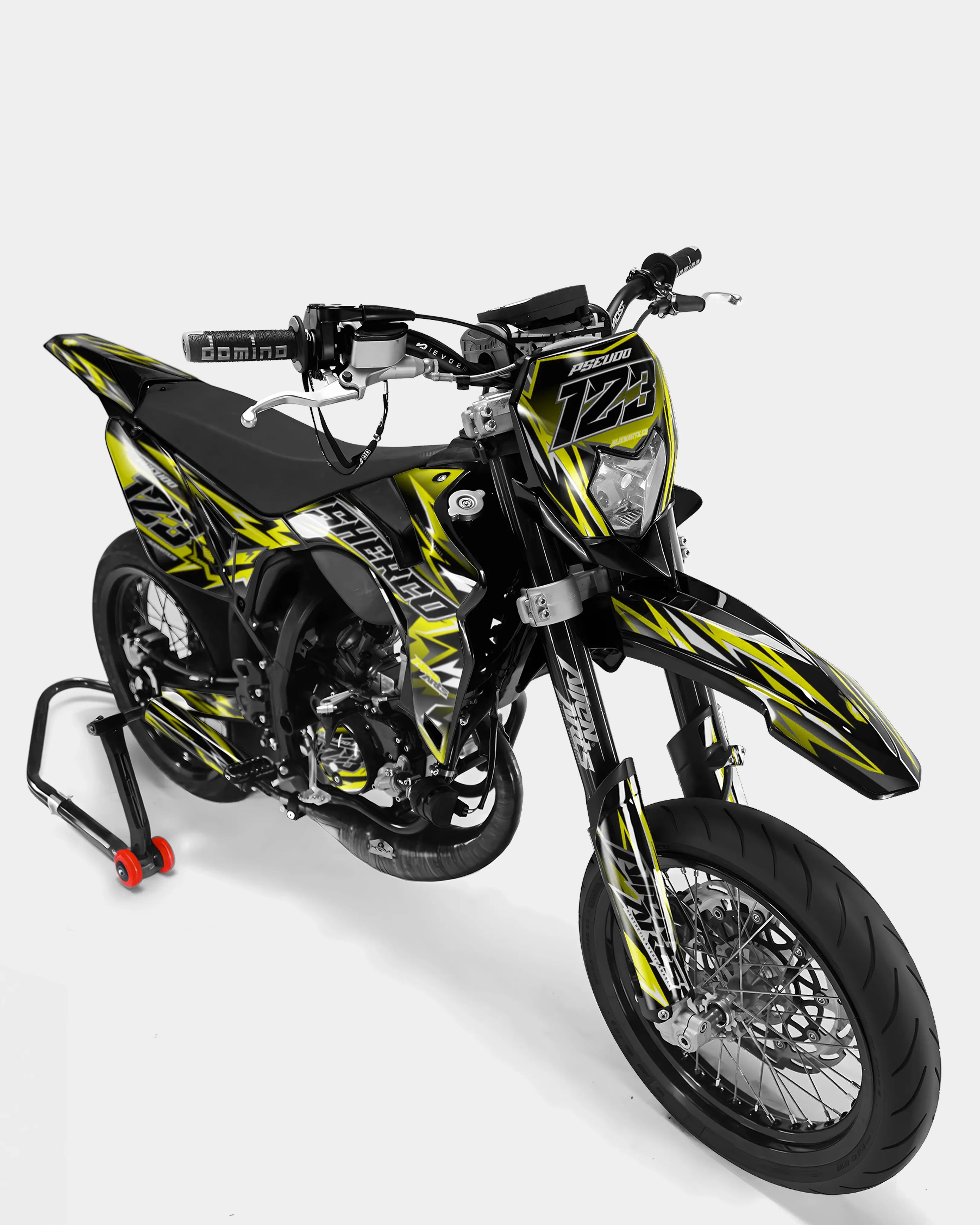 SENSO - Kit deco SHERCO 50cc - Jaune