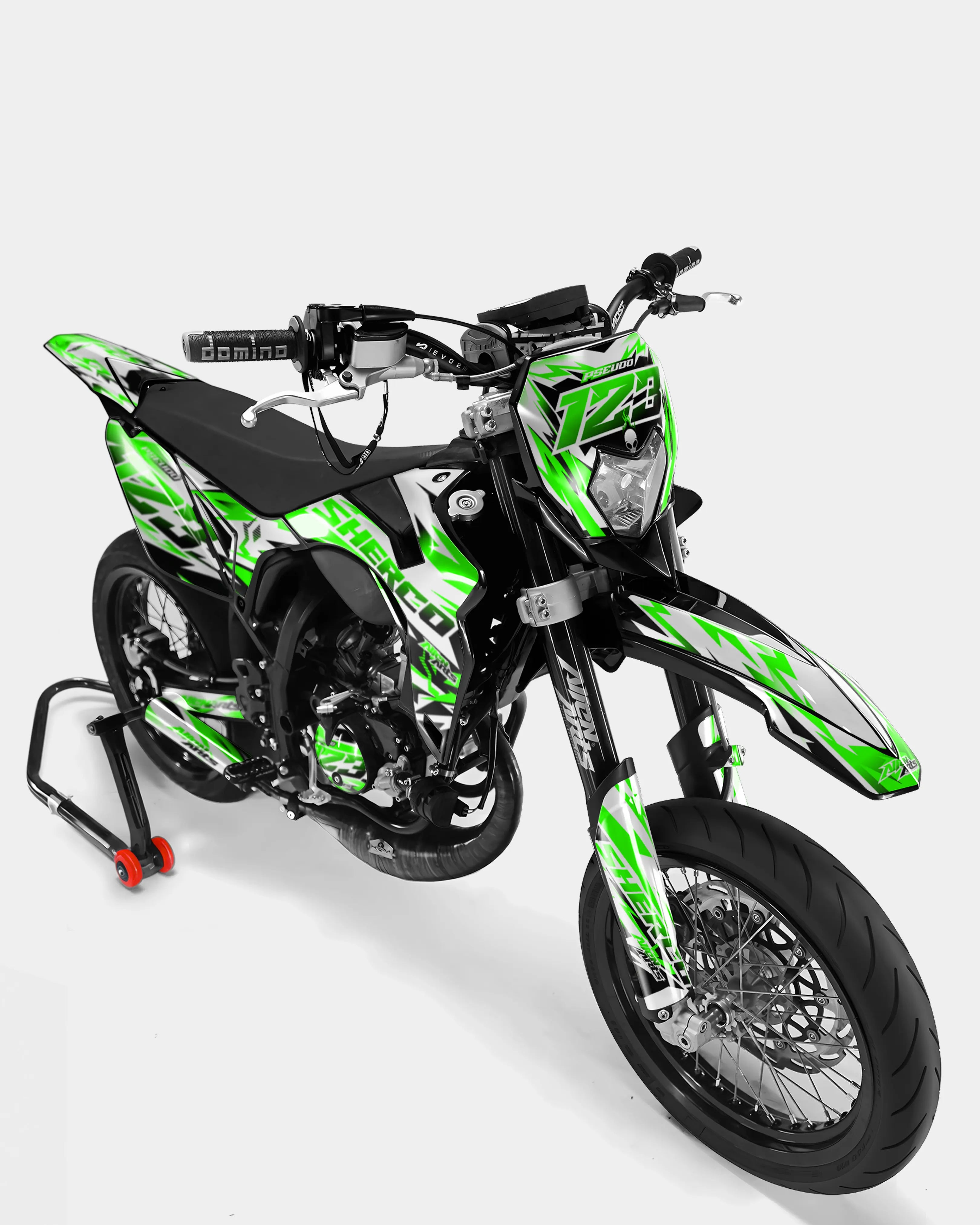 VESTA - Kit deco SHERCO 50cc - Vert
