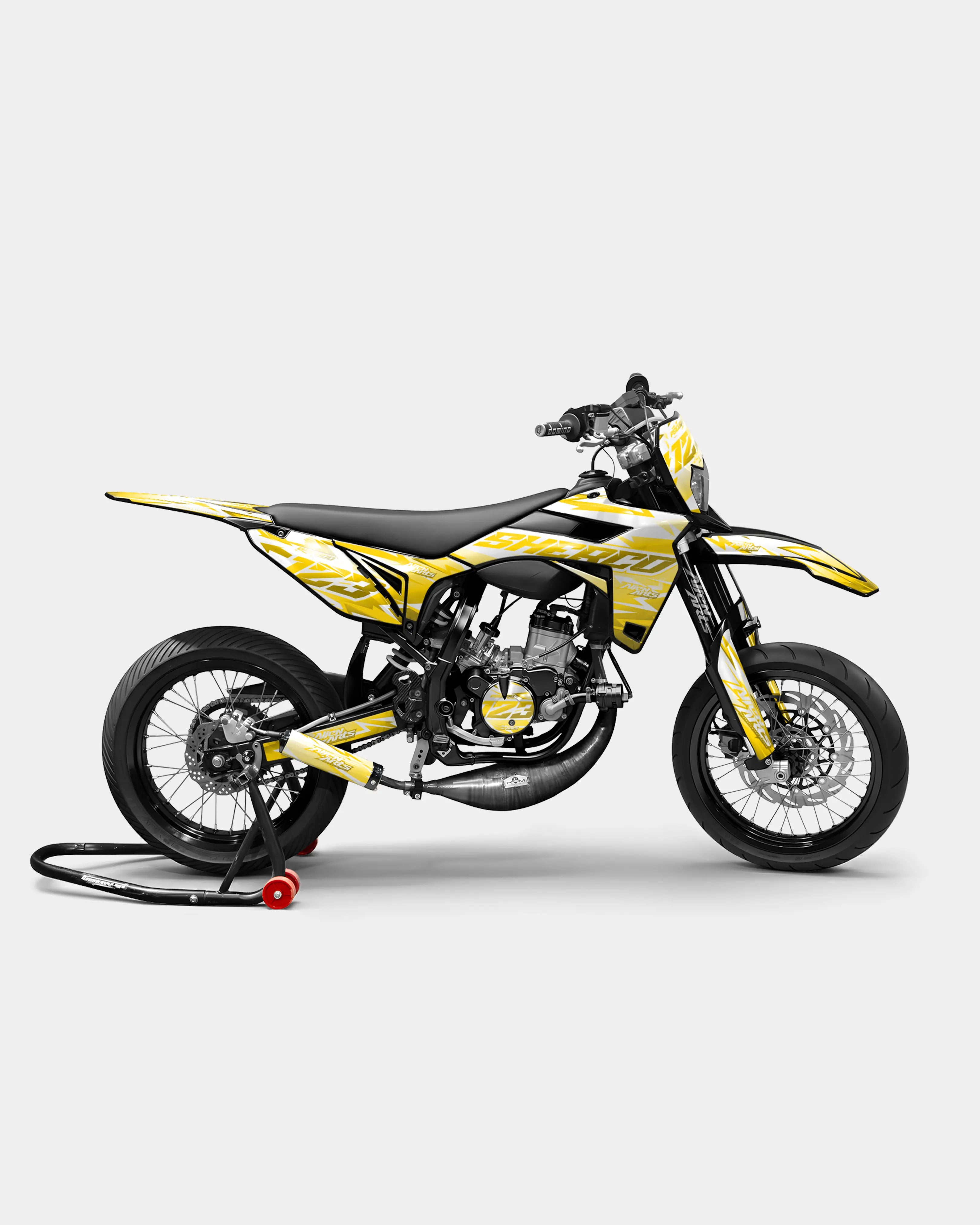 CALYPSO - Kit deco SHERCO 50cc - Jaune foncé