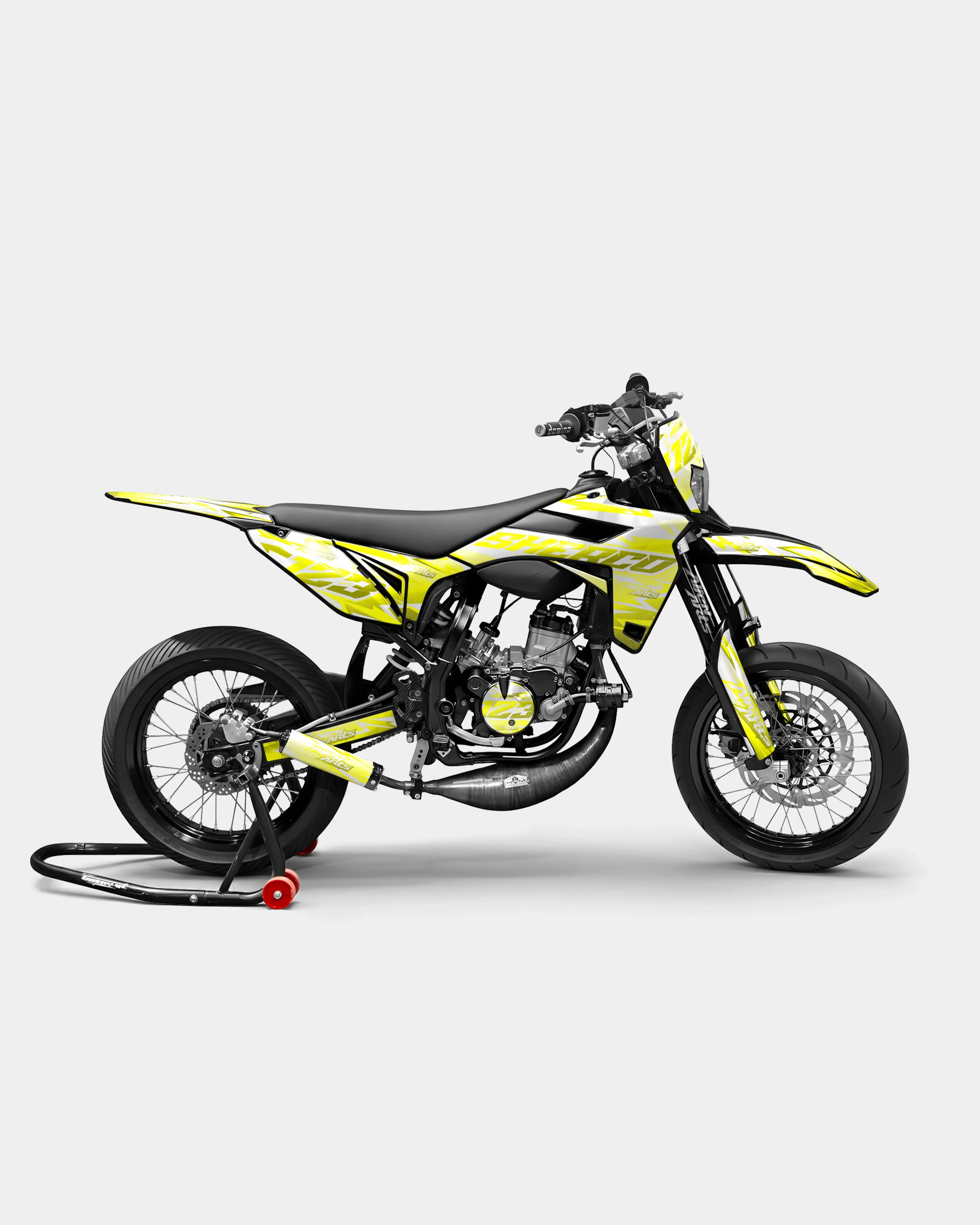 CALYPSO - Kit deco SHERCO 50cc - Jaune