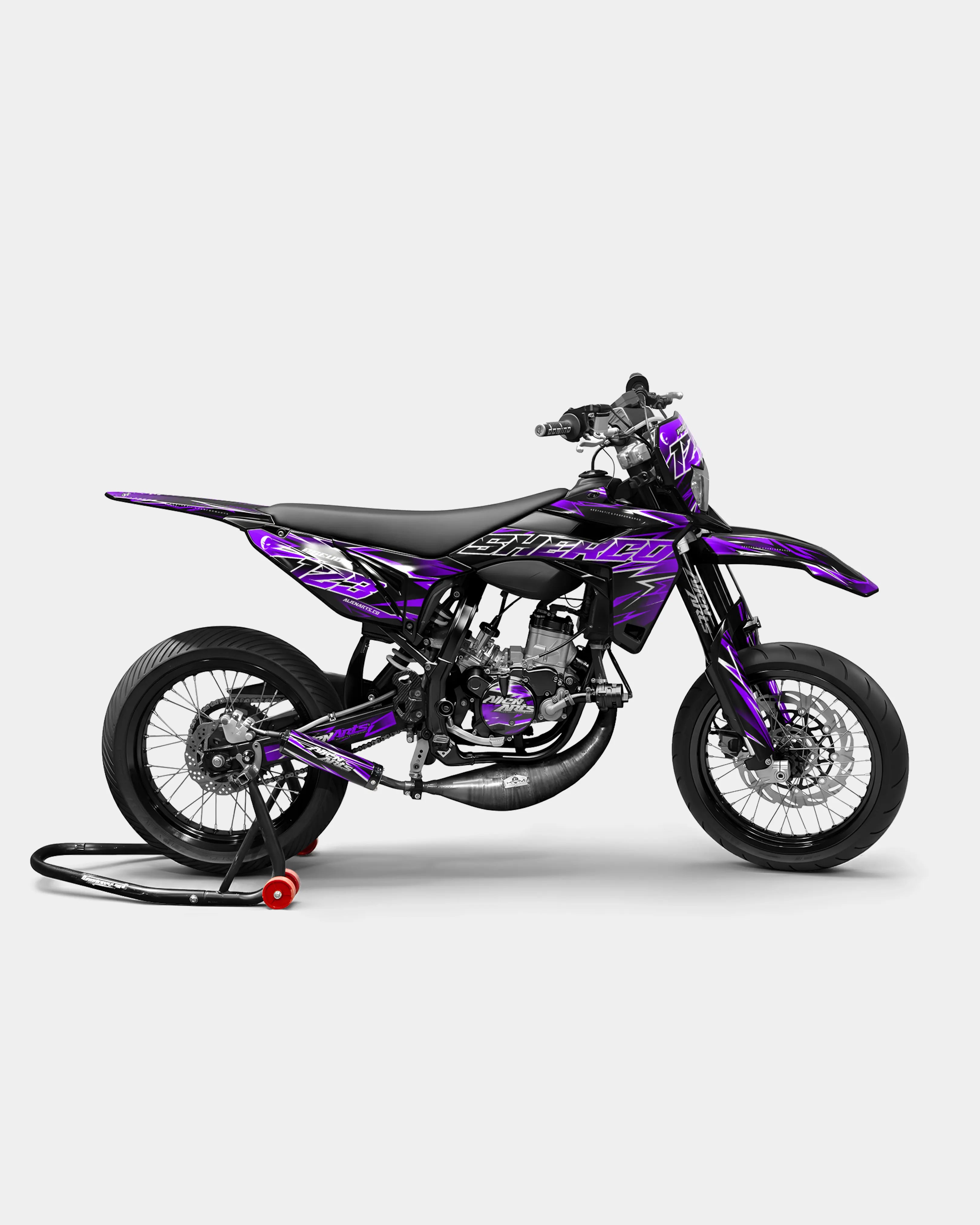 CIEL - Kit deco SHERCO 50cc - Violet
