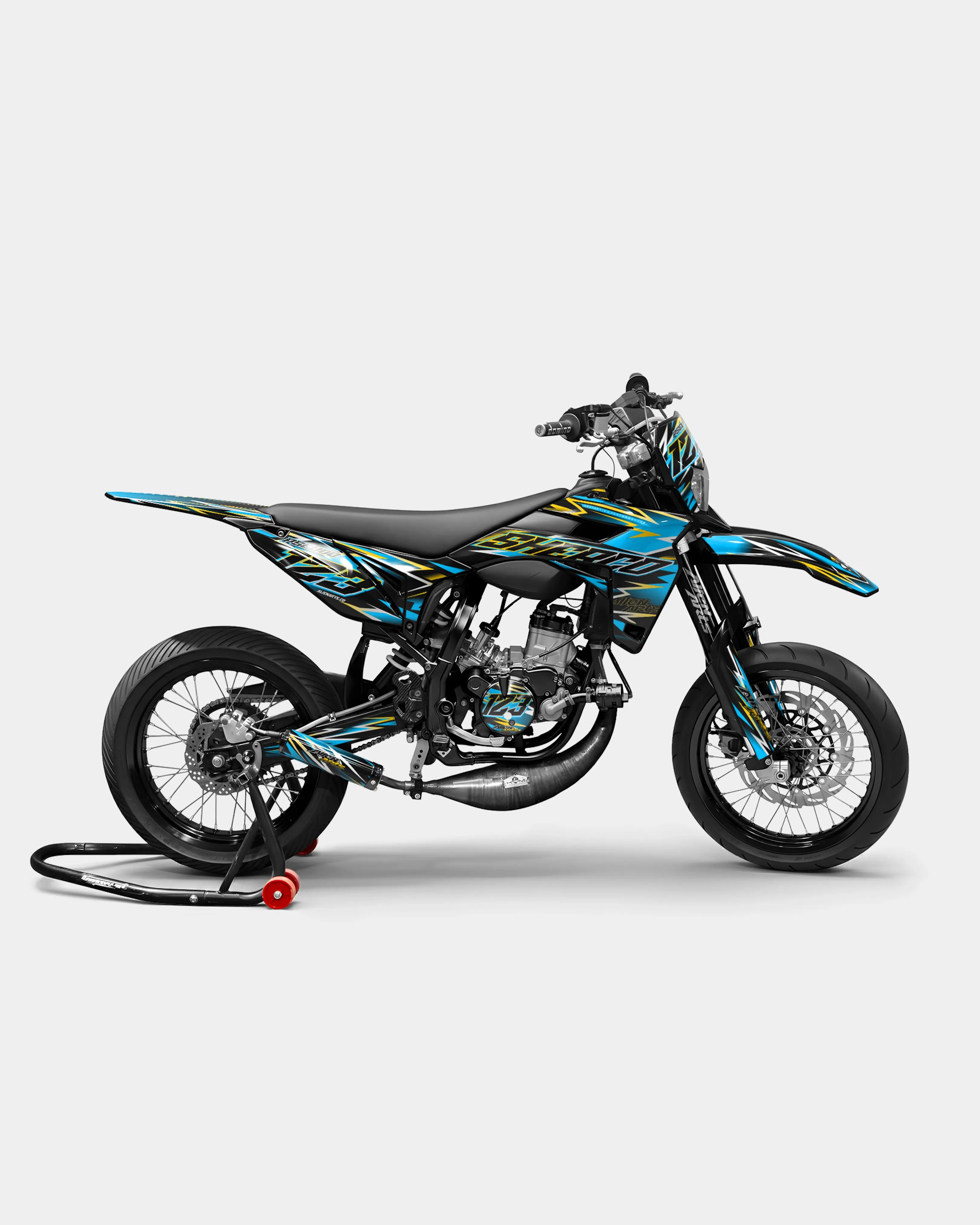 ECLAT - Kit deco SHERCO 50cc - Bleu