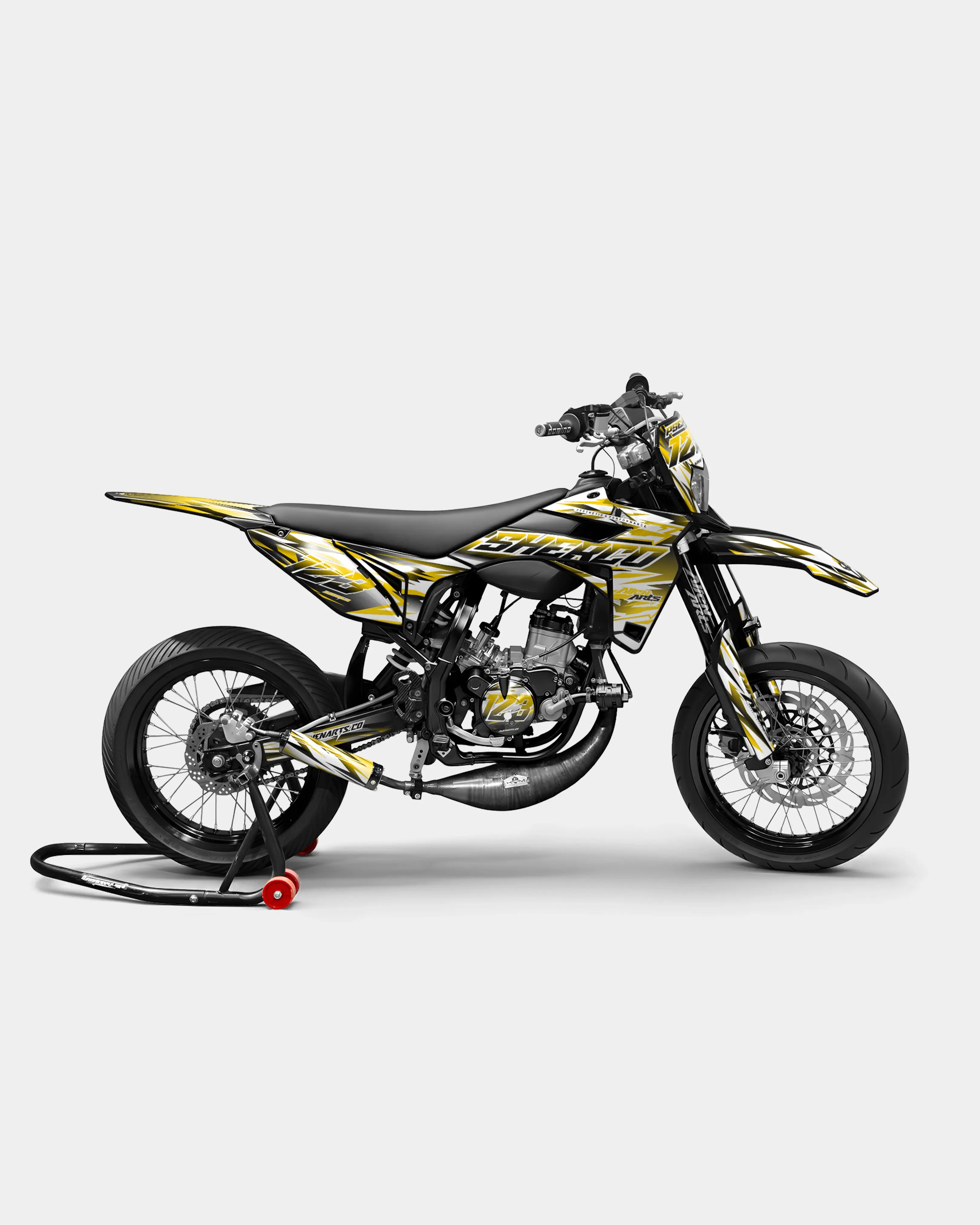 FIKA - Kit deco SHERCO 50cc - Jaune foncé