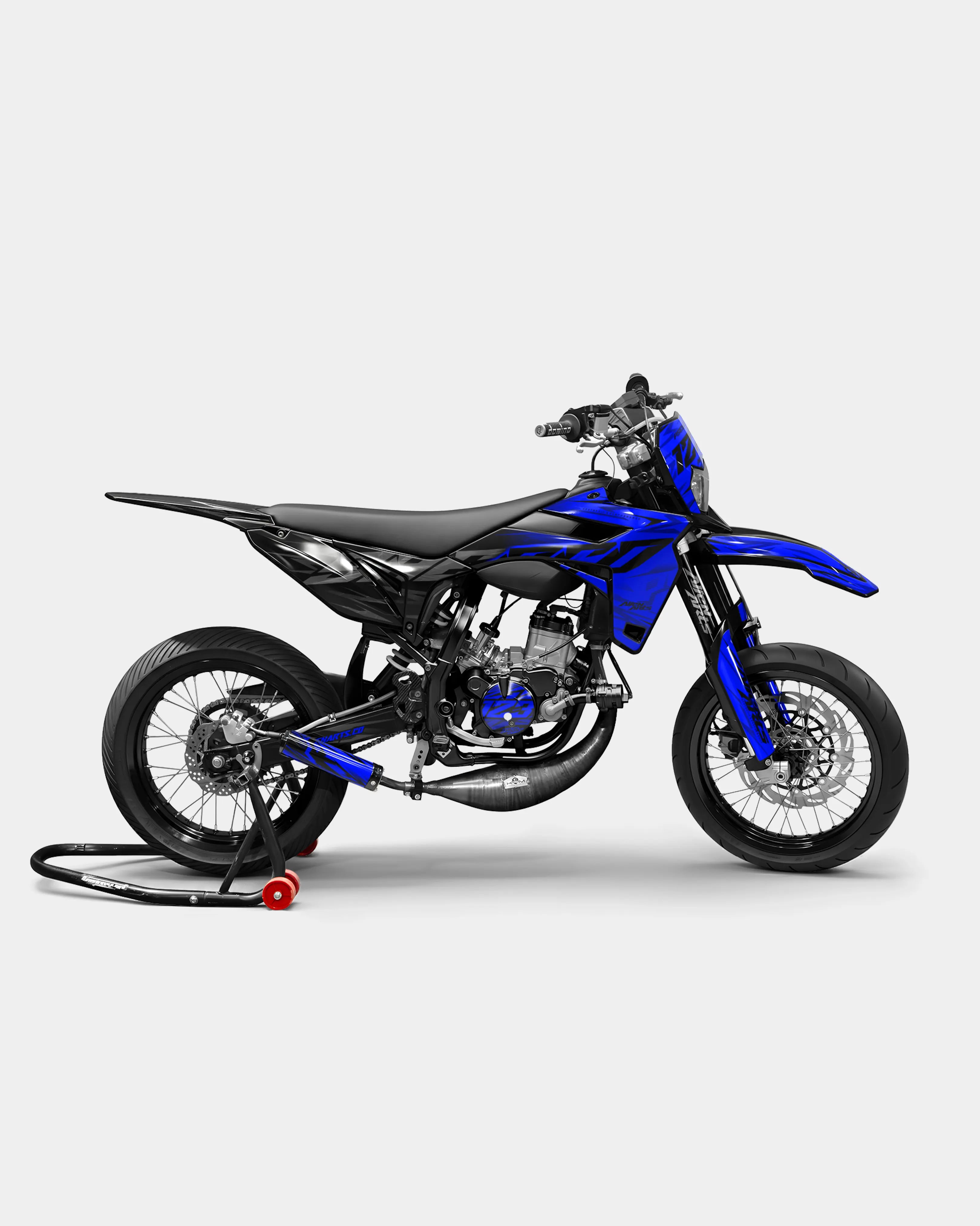 0RBIS - Kit deco SHERCO 50cc - Bleu foncé