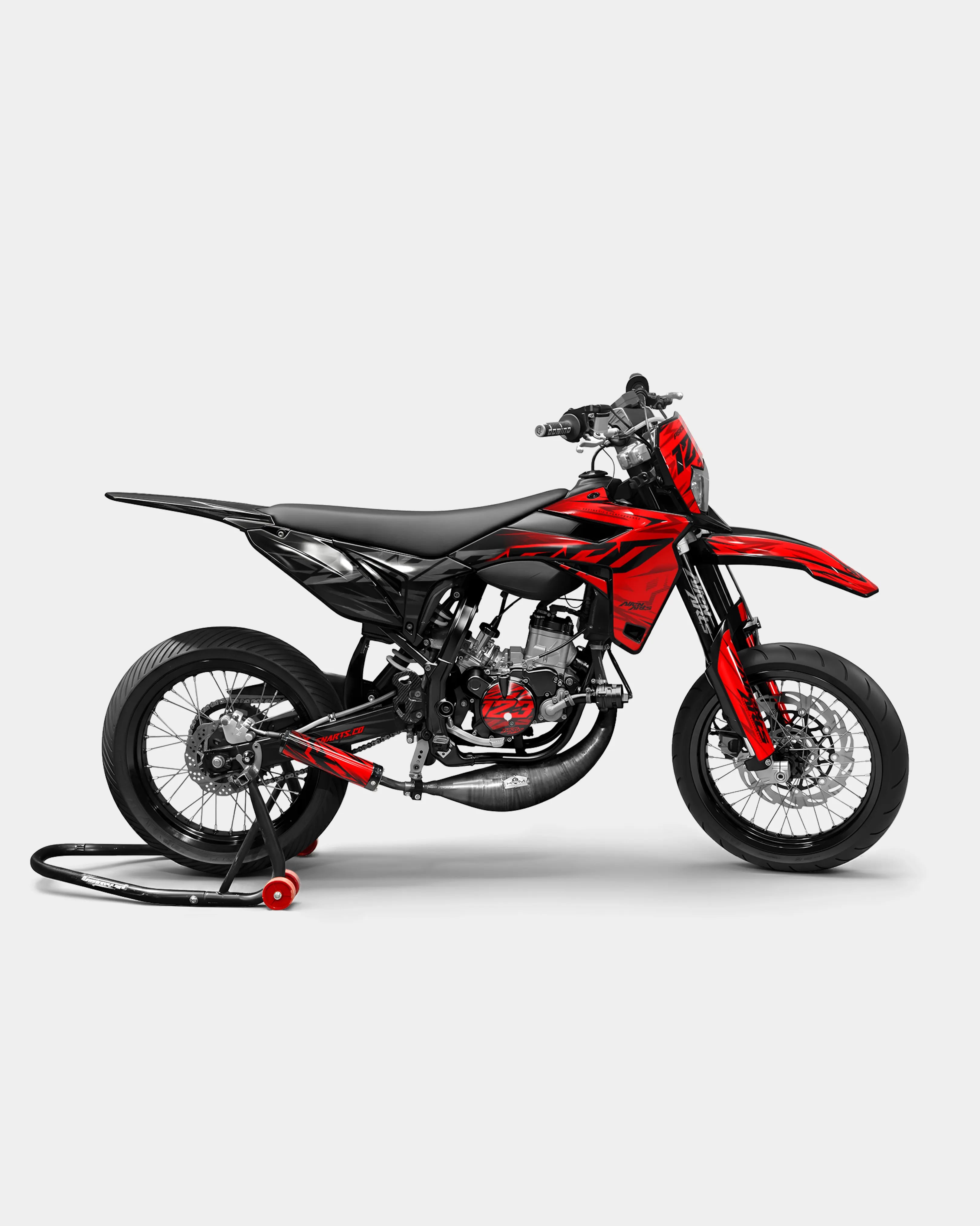 0RBIS - Kit deco SHERCO 50cc - Rouge
