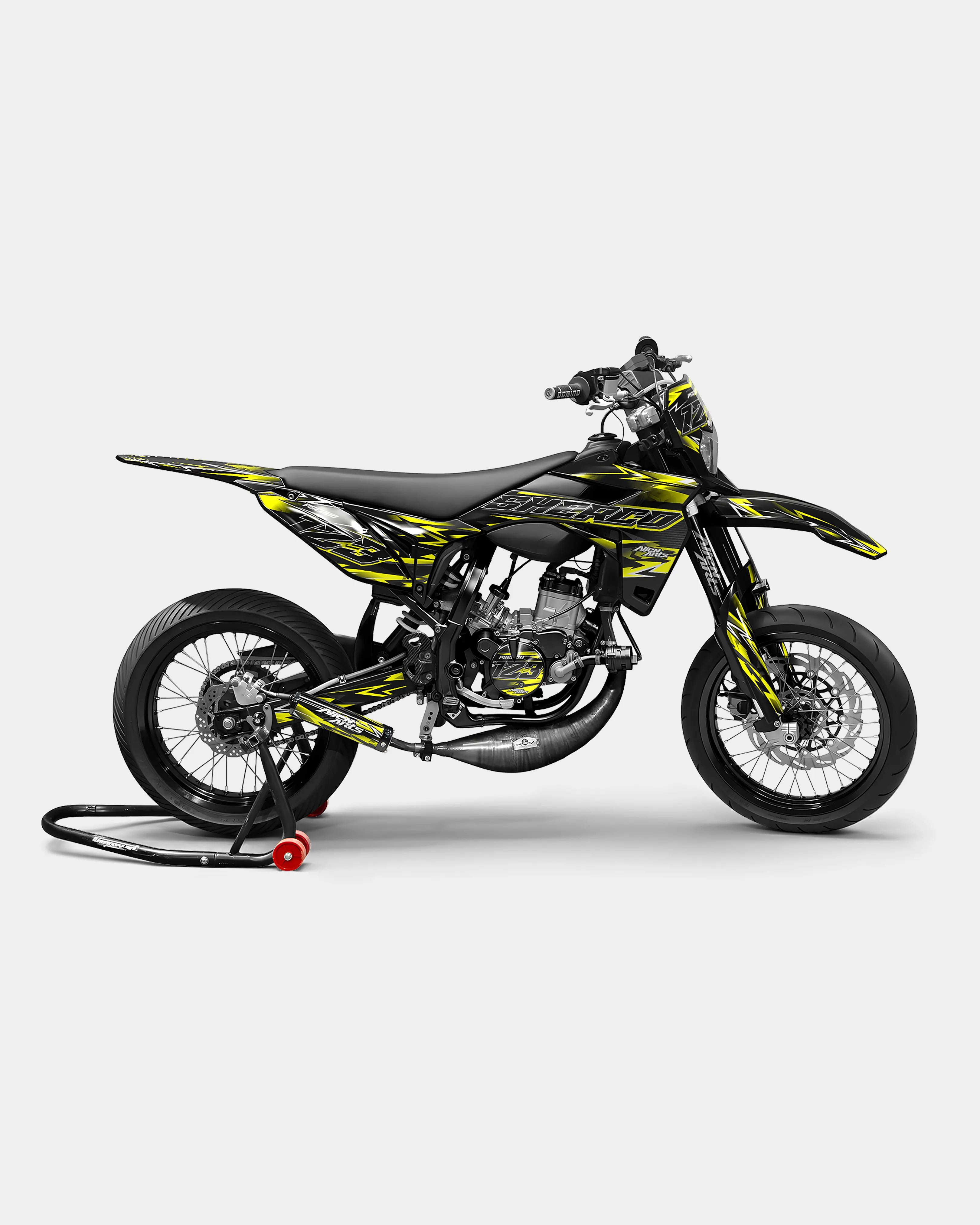 PIQUE - Kit deco SHERCO 50cc - Jaune
