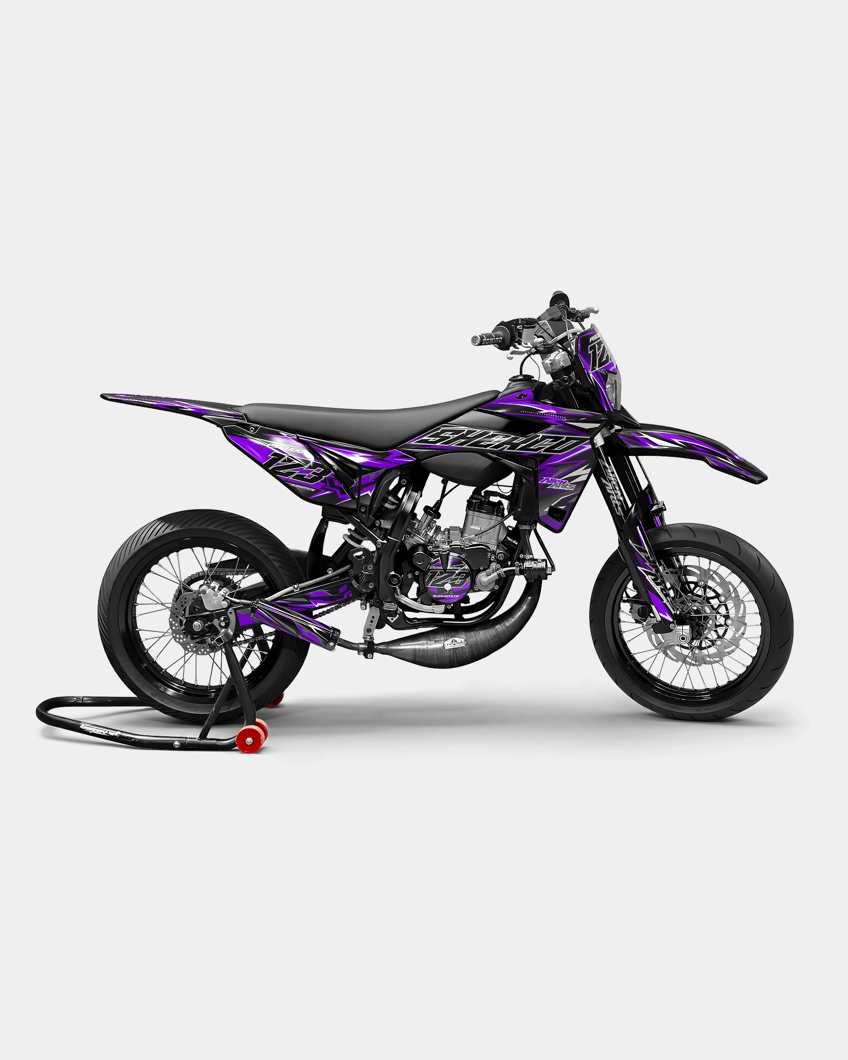 SENSO - Kit deco SHERCO 50cc - Violet