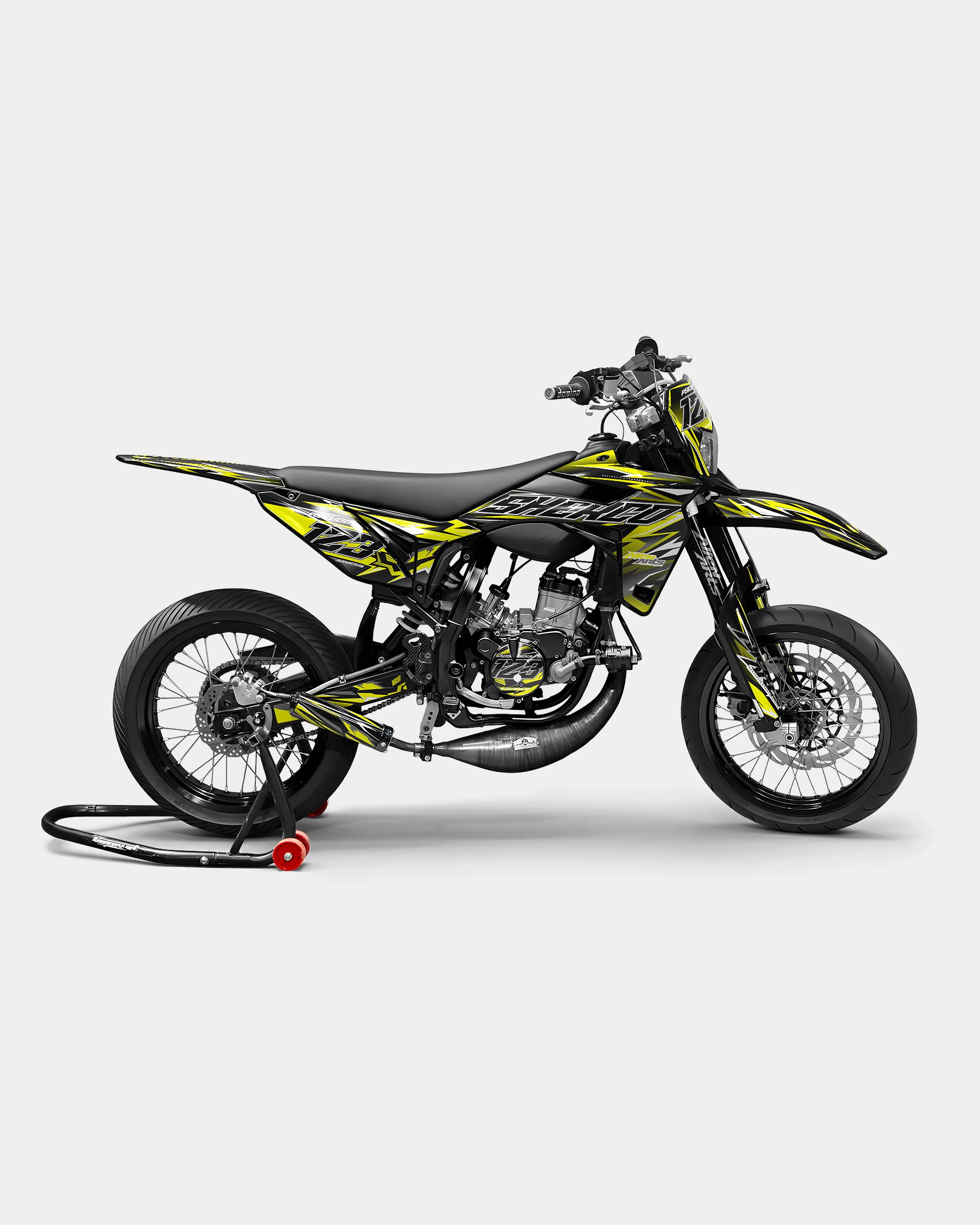 SENSO - Kit deco SHERCO 50cc - Jaune