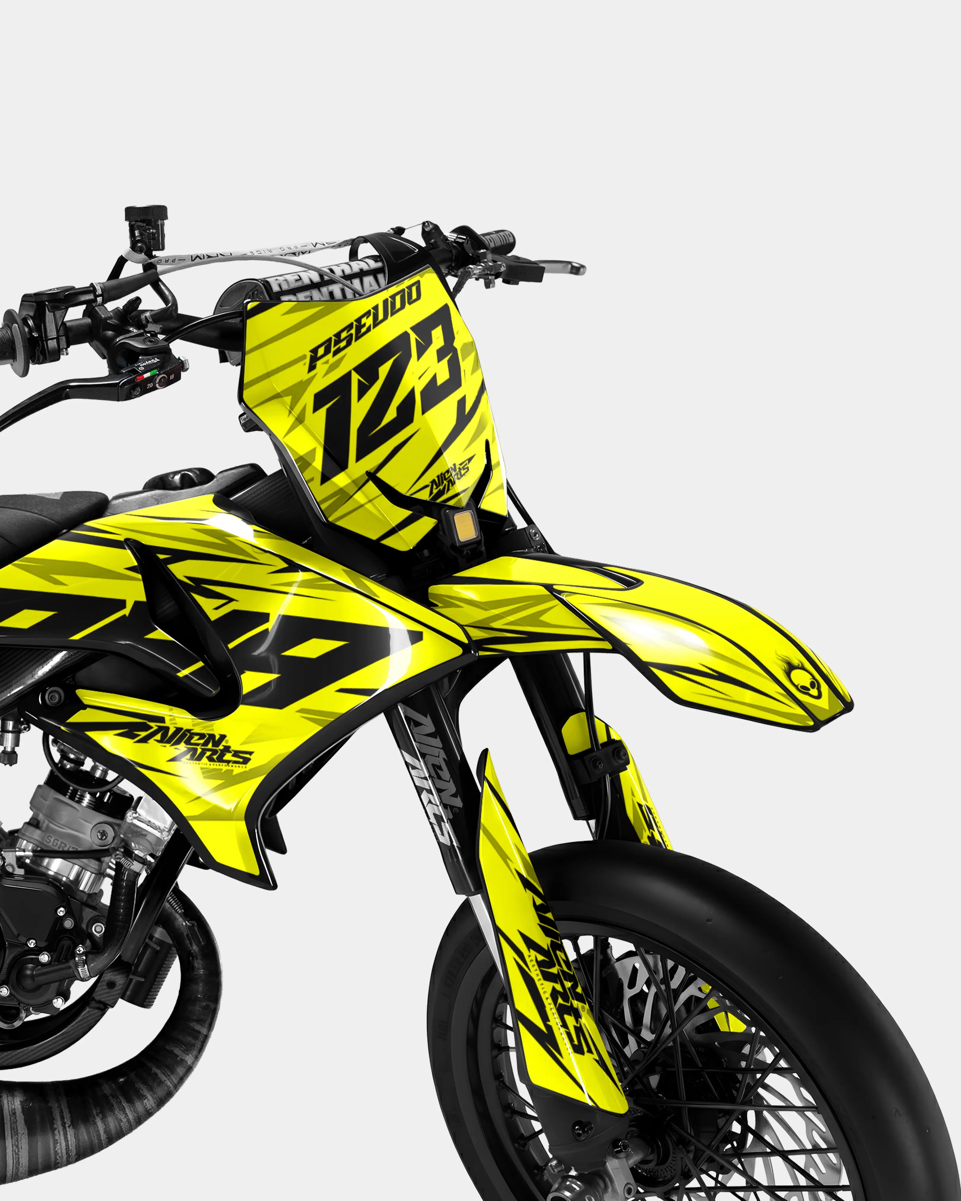 0RBIS - Kit deco YAMAHA DT 50cc - Jaune