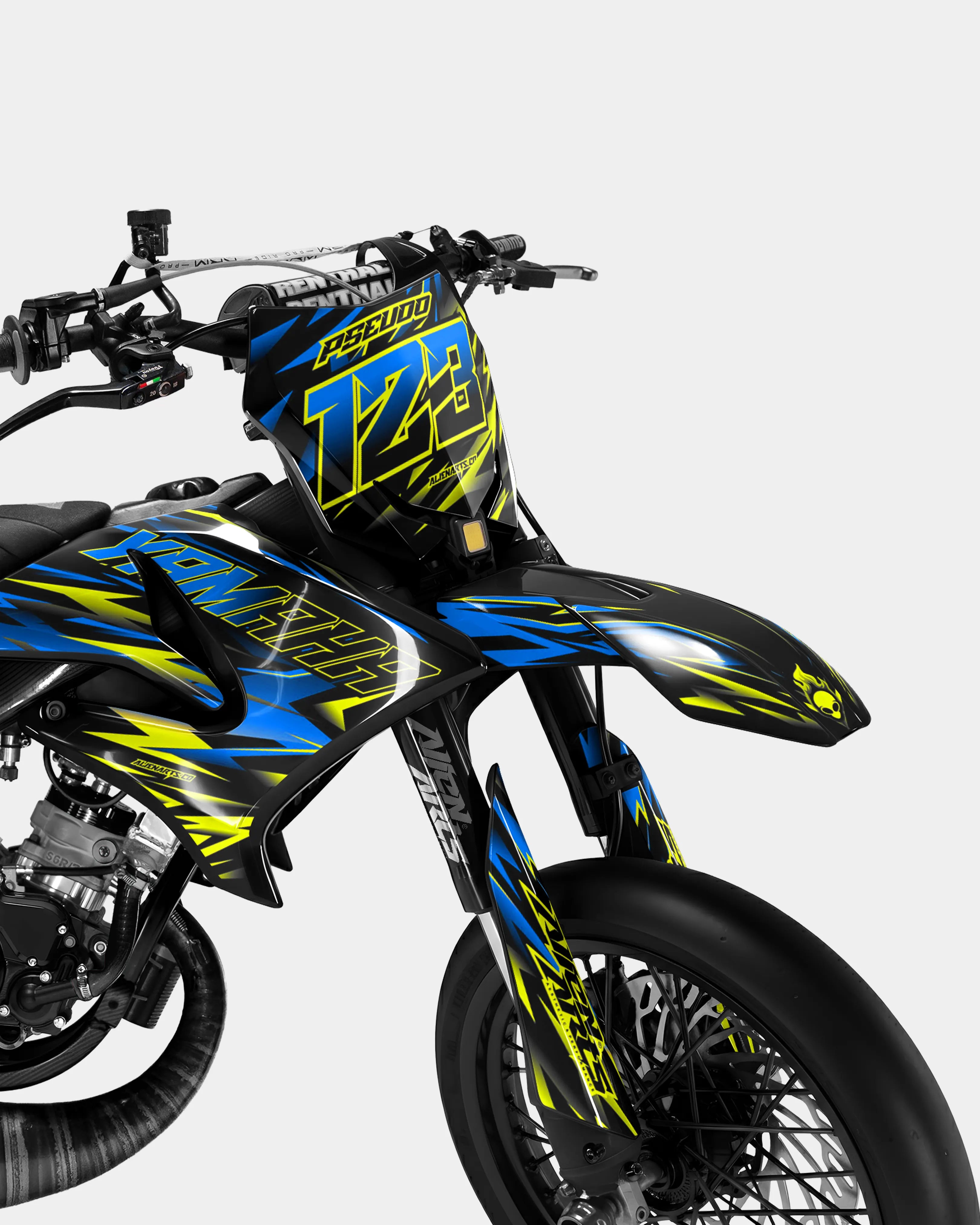 SORAE - Kit deco YAMAHA DT 50cc - Bleu