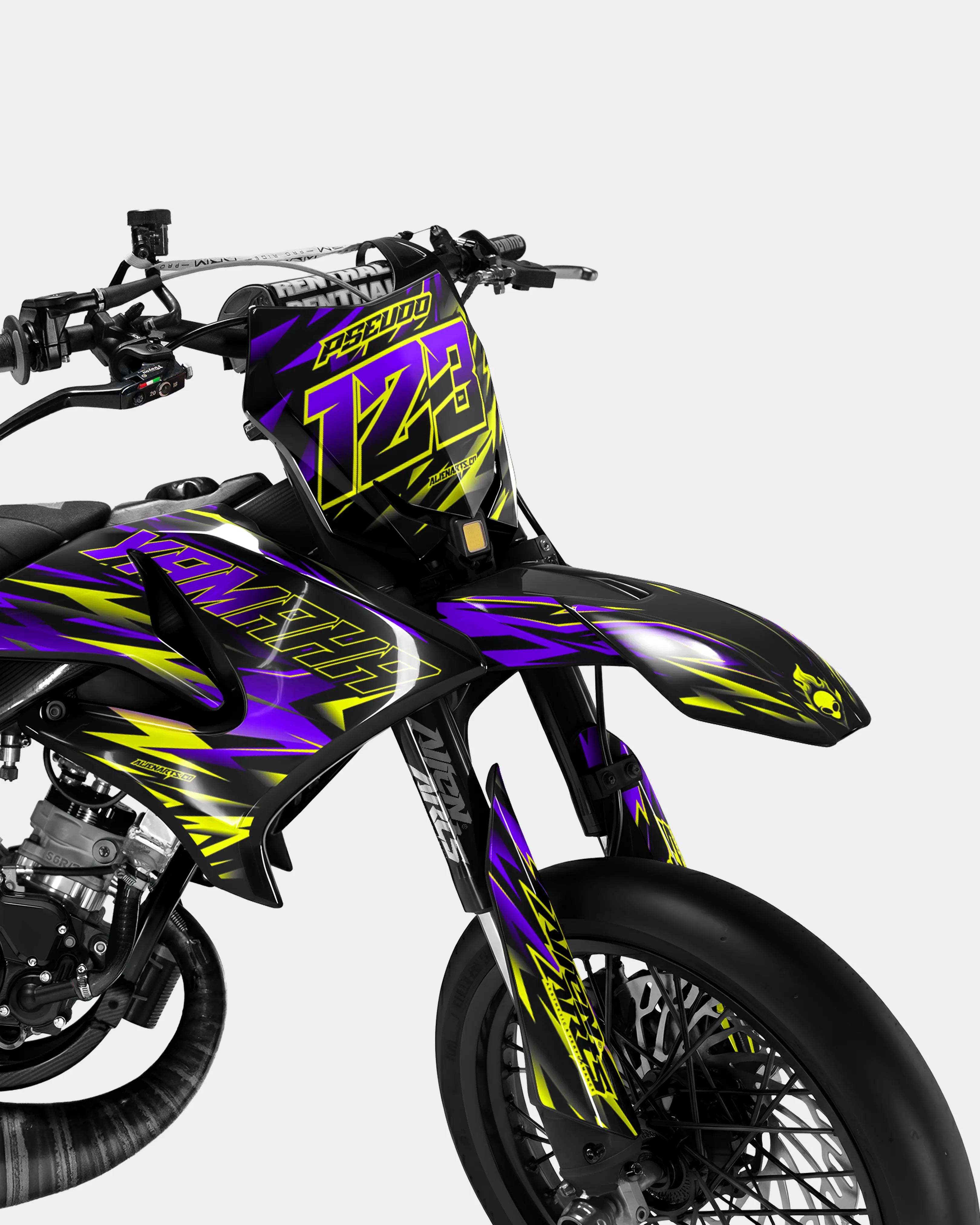 SORAE - Kit deco YAMAHA DT 50cc - Violet